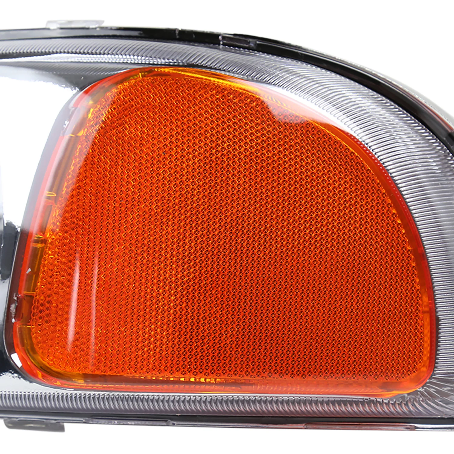 1999-2006 GMC Sierra/Yukonk/Yukon XL Crystal Headlights Amber Reflector Chrome - Image 5