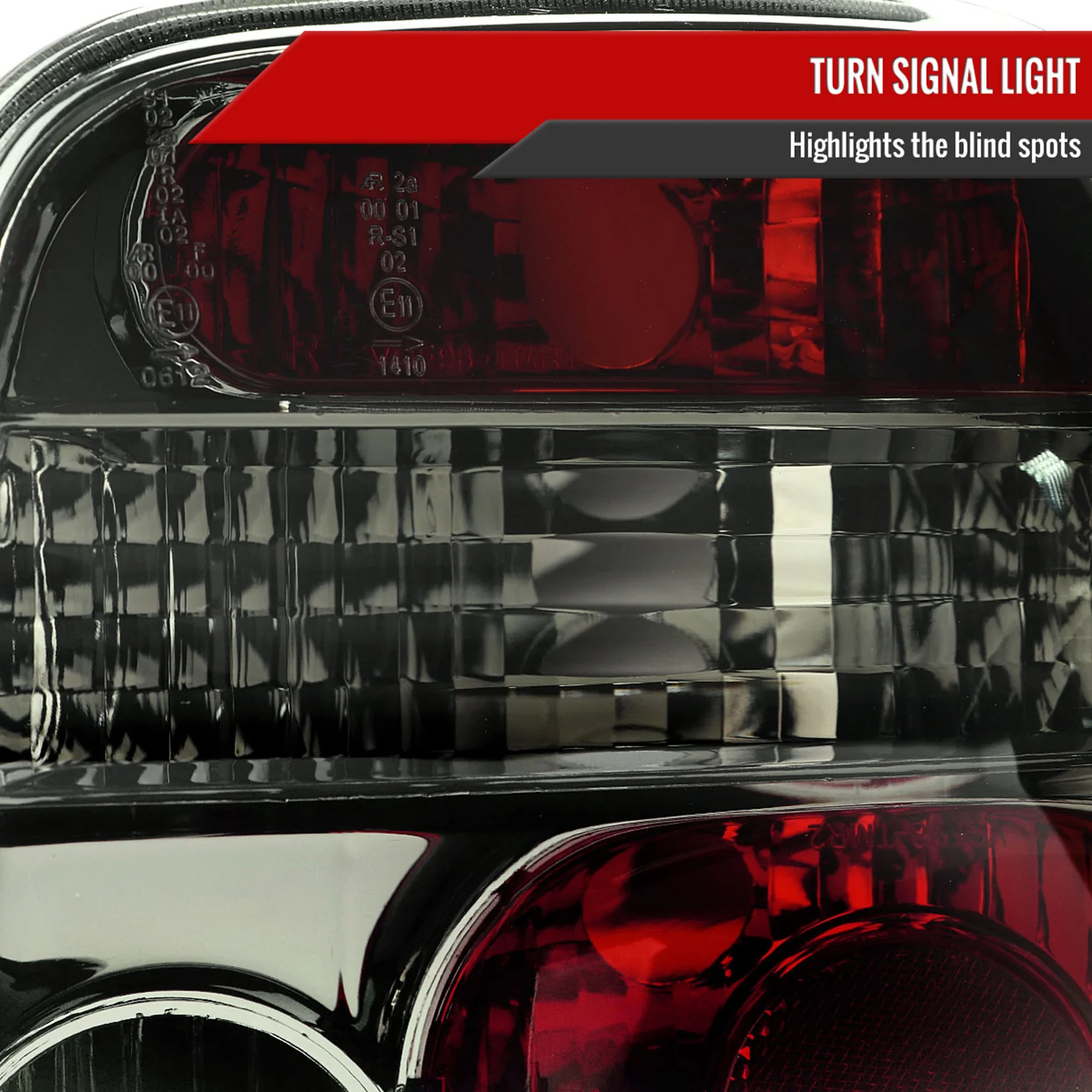 1999-2006 VW Golf Mk4/GTI/R32 Tail Lights Chrome Housing/Smoke Lens - Image 4