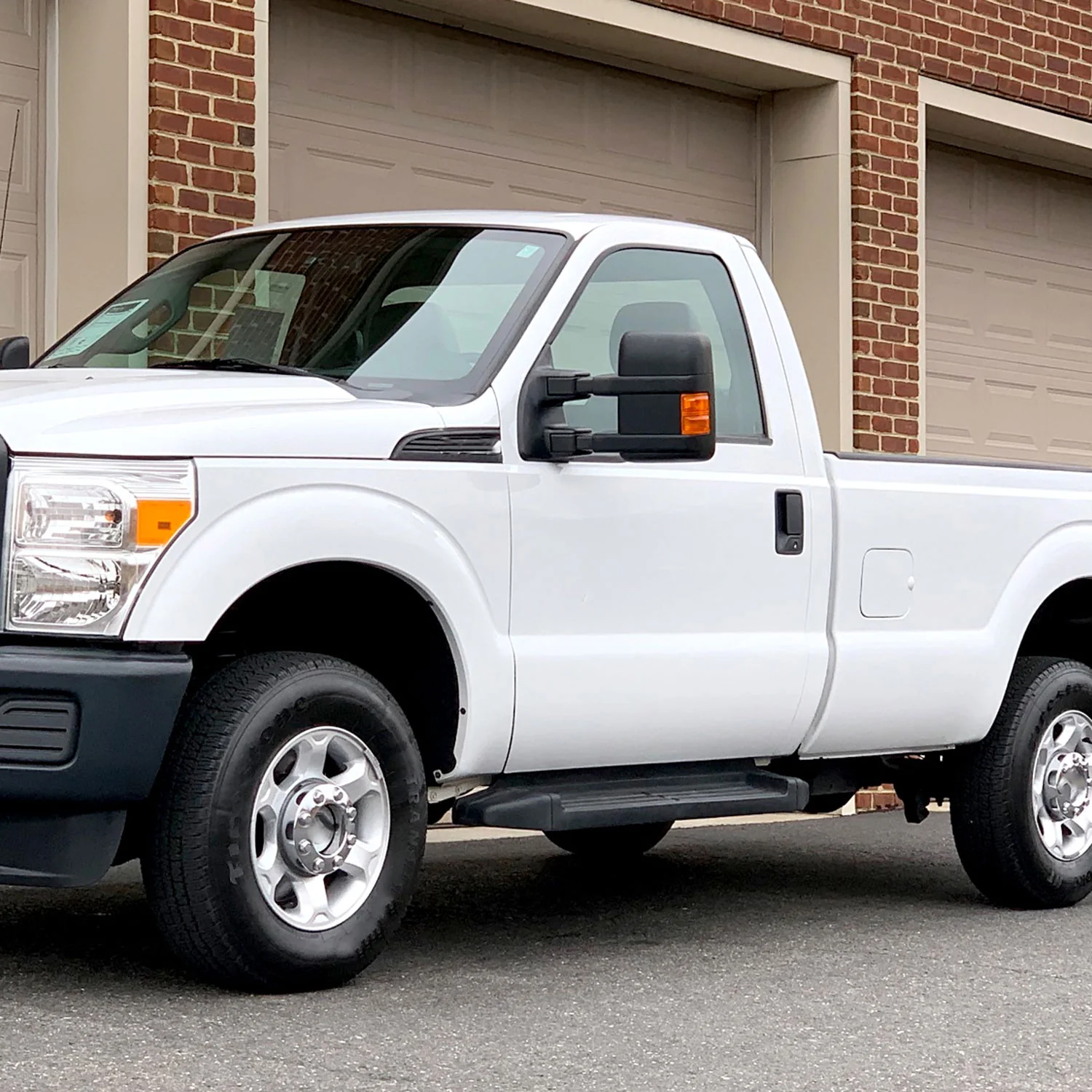 1999-2016 Ford F-250/350/450/550 Manual Towing Mirrors Amber Lens &Turn Signal - Image 9