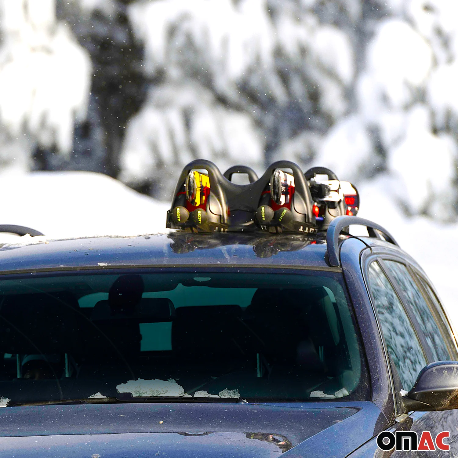 Ski Racks Roof Mount Rack Carriers 2 pair skis and 2 pair sticks - Image 5