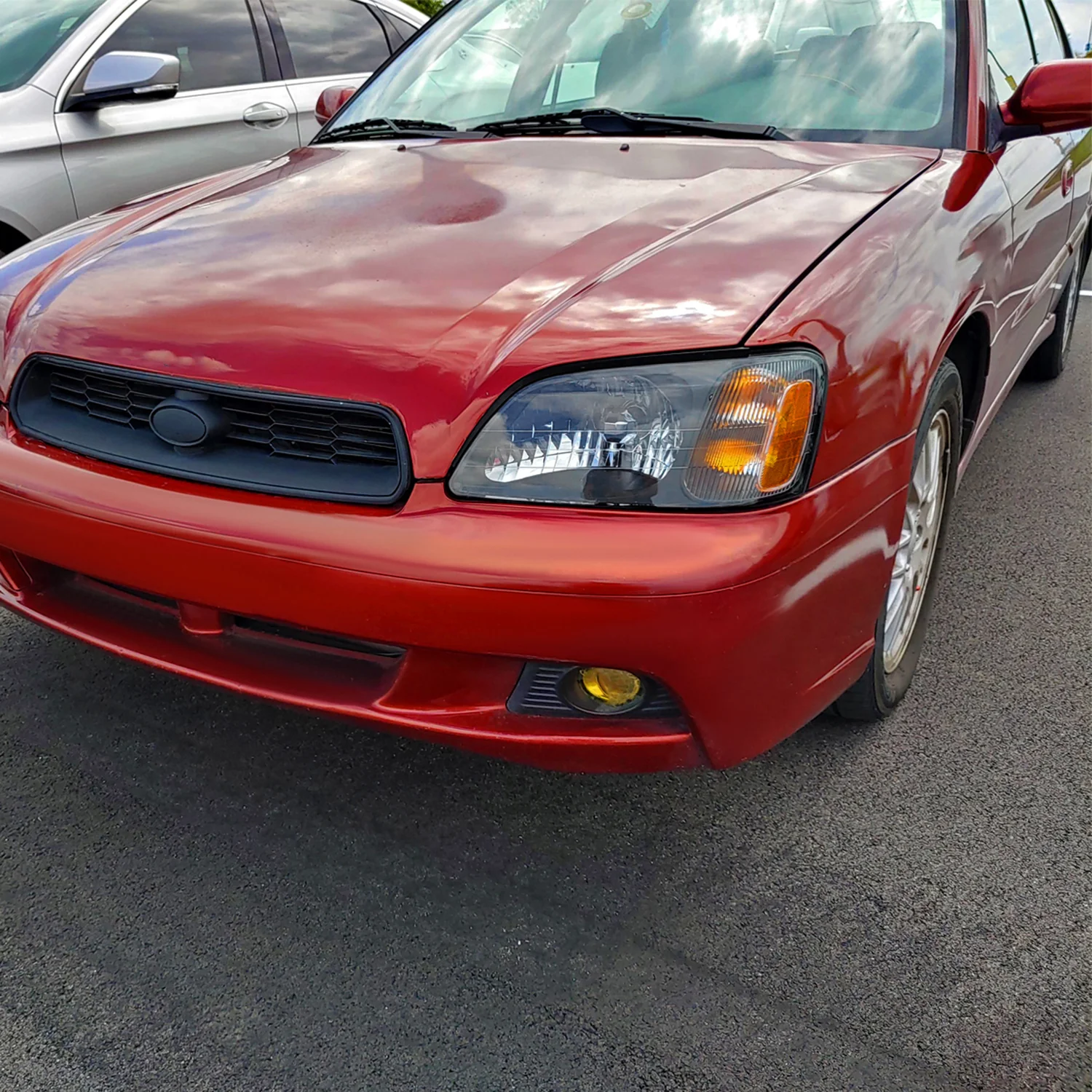 2000-2004 Subaru Legacy Brighton/2003-2006 Baja Sport Factory Headlights Black - Image 10
