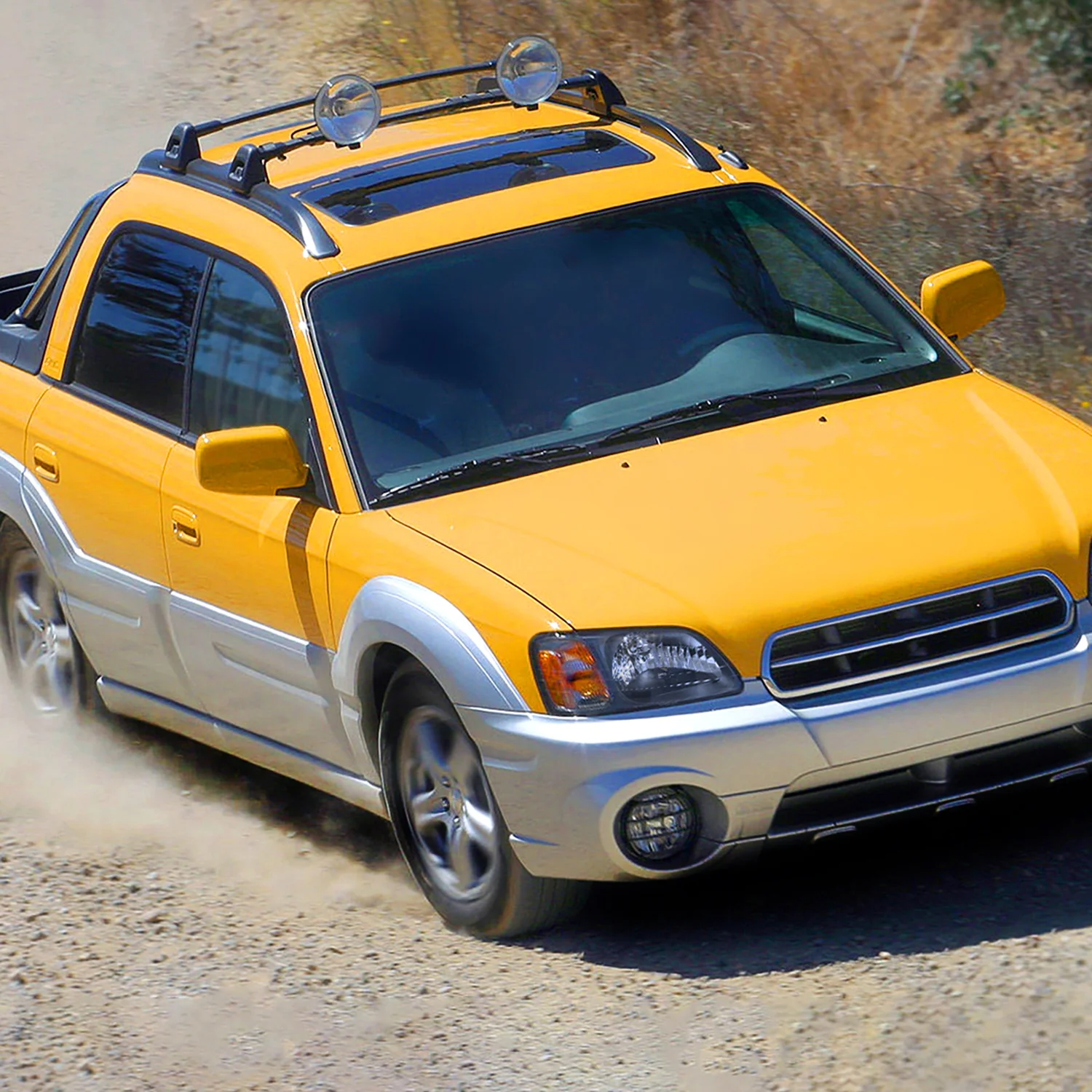 2000-2004 Subaru Legacy Brighton/2003-2006 Baja Sport Factory Headlights Black - Image 9