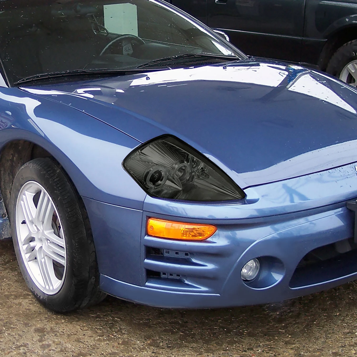 2000-2005 Mitsubishi Eclipse Dual Halo Projector Headlights Chrome/Smoke Lens - Image 10