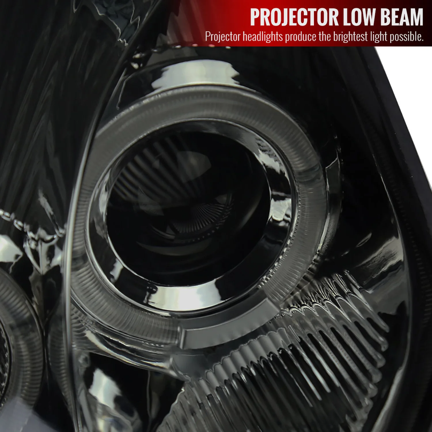 2000-2005 Mitsubishi Eclipse Dual Halo Projector Headlights Chrome/Smoke Lens - Image 3