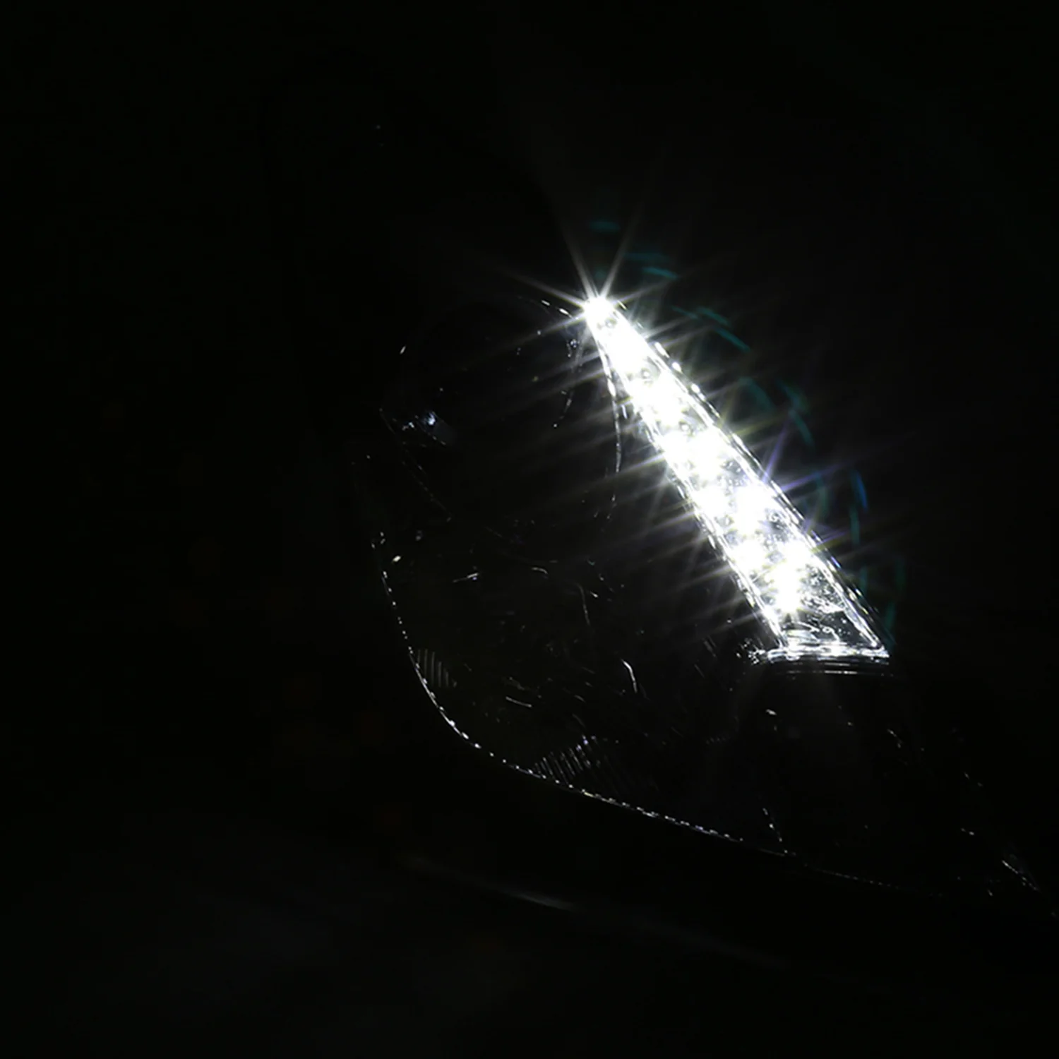 2000-2005 Toyota Celica Projector Headlights SMD LED Light Strip Chrome/Clear - Image 2