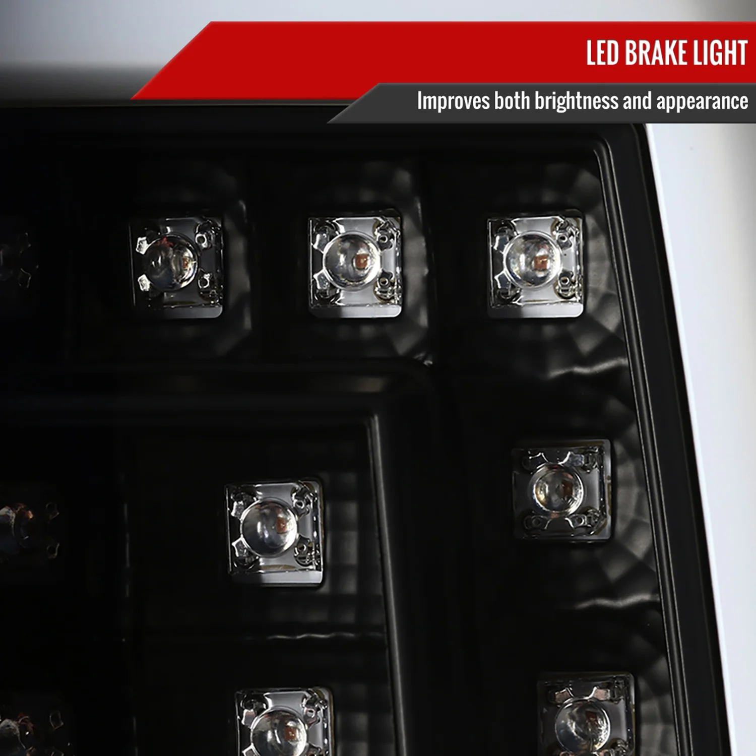 2000-2006 Chevy Suburban/Tahoe/Yukon/Yukon XL LED C Bar Tail Lights Matt Black - Image 5