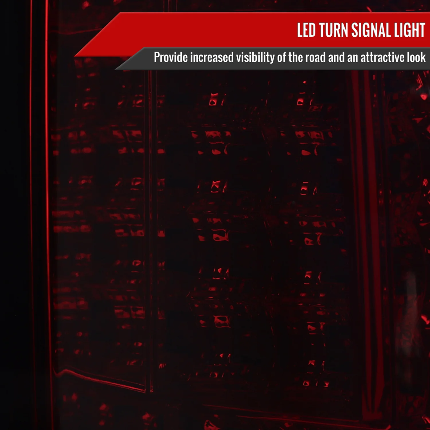 2000-2006 Chevy Suburban/Tahoe/Yukon/Yukon XL LED C Bar Tail Lights Red Smoke - Image 4