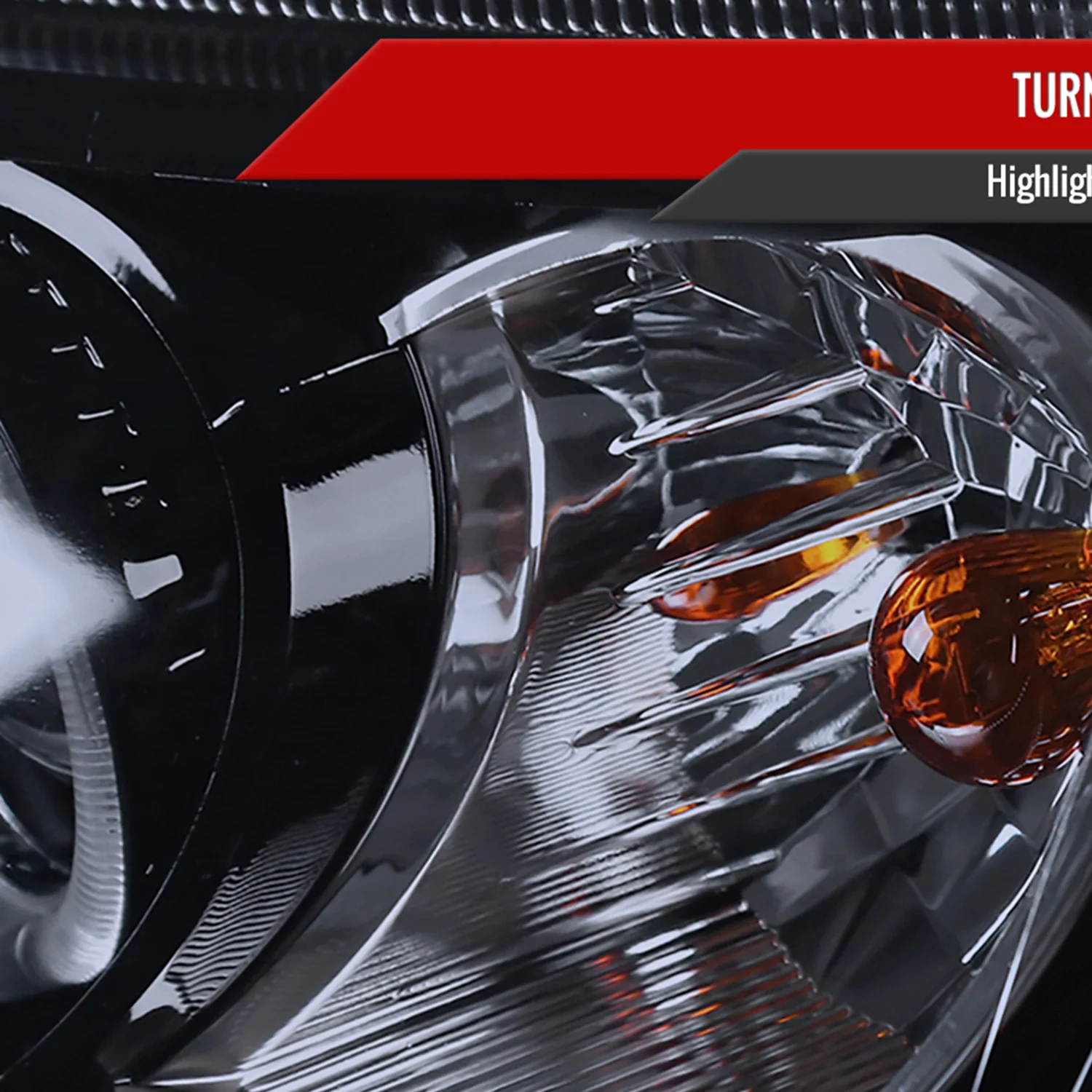 2001-2003 Honda Civic Dual Halo Projector Headlights Glossy Black/Smoke Lens - Image 5