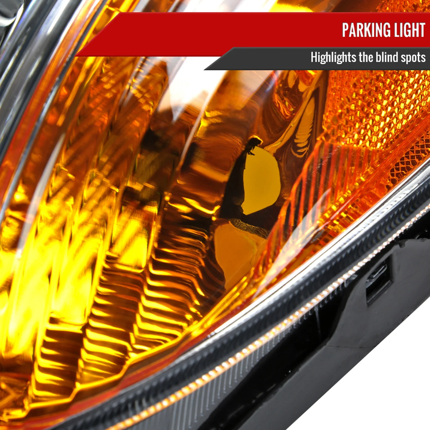 2001-2003 Toyota RAV4 Factory Style Headlights Chrome Housing/Clear Lens - Image 4