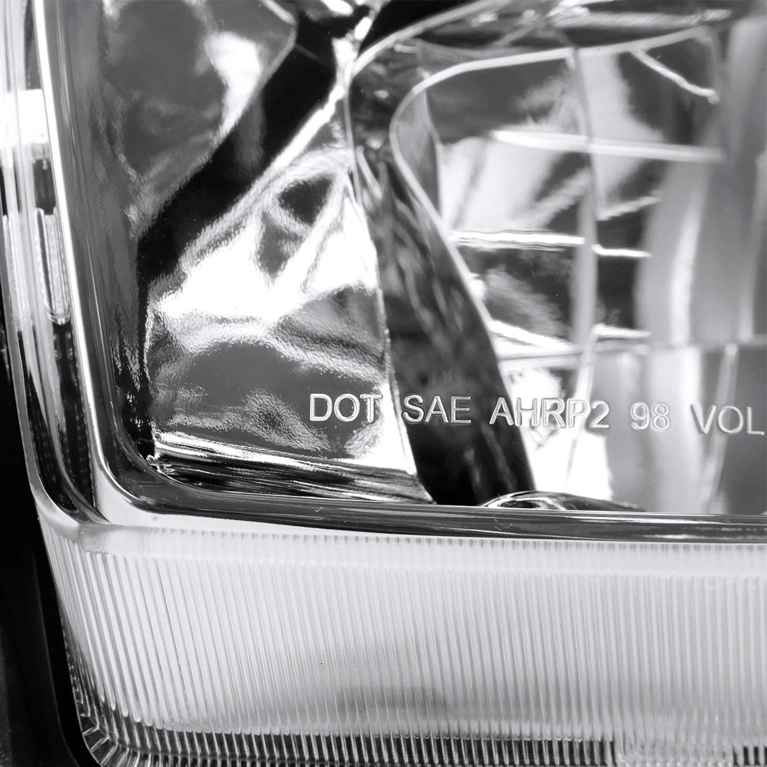 2001-2003 Toyota RAV4 Factory Style Headlights Chrome Housing/Clear Lens - Image 6