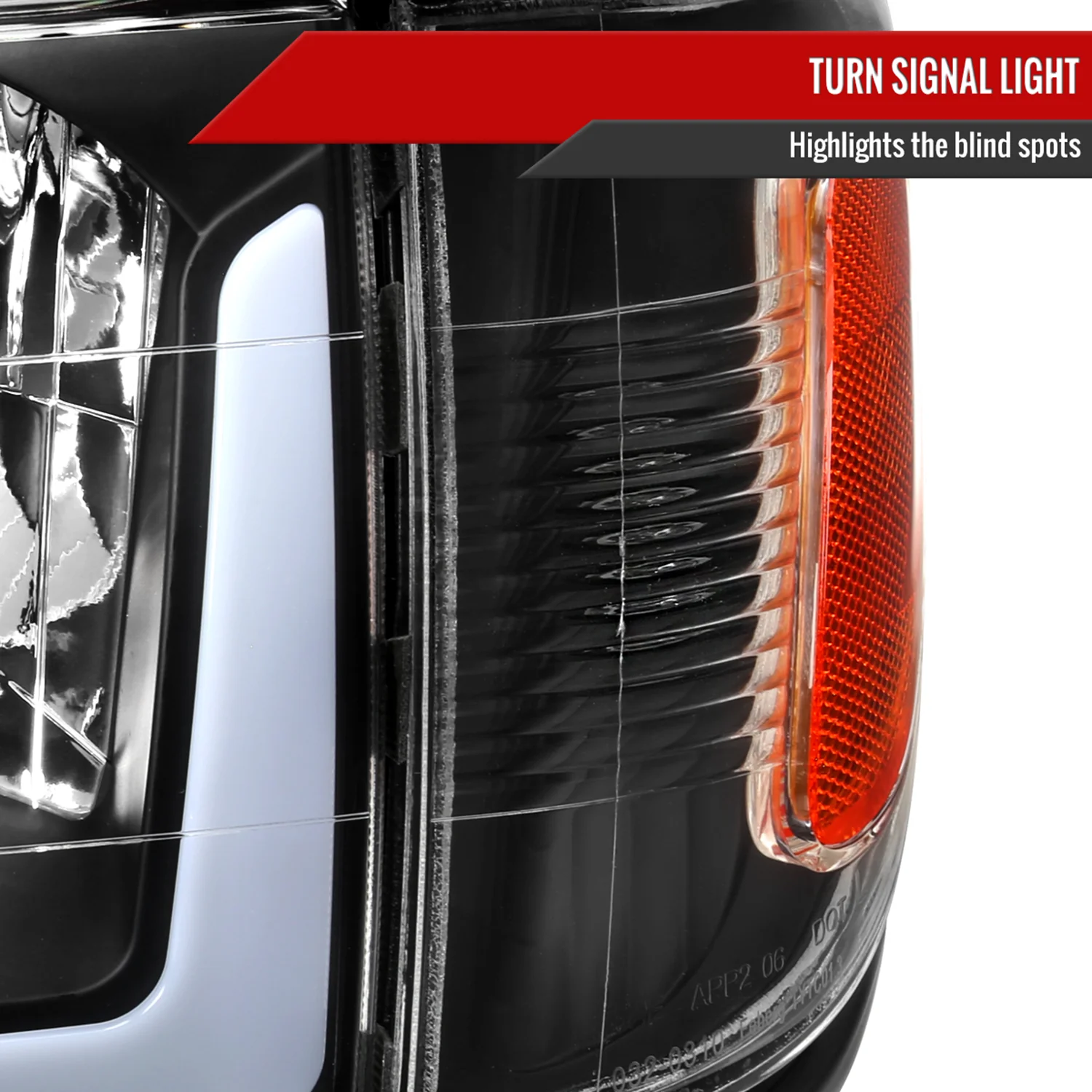 2001-2004 Toyota Tacoma LED Factory Headlights Corner Lamps&Amber Reflector - Image 5