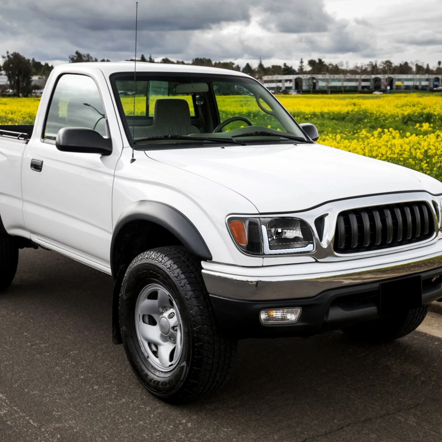 2001-2004 Toyota Tacoma LED Factory Headlights Corner Lamps&Amber Reflector - Image 9