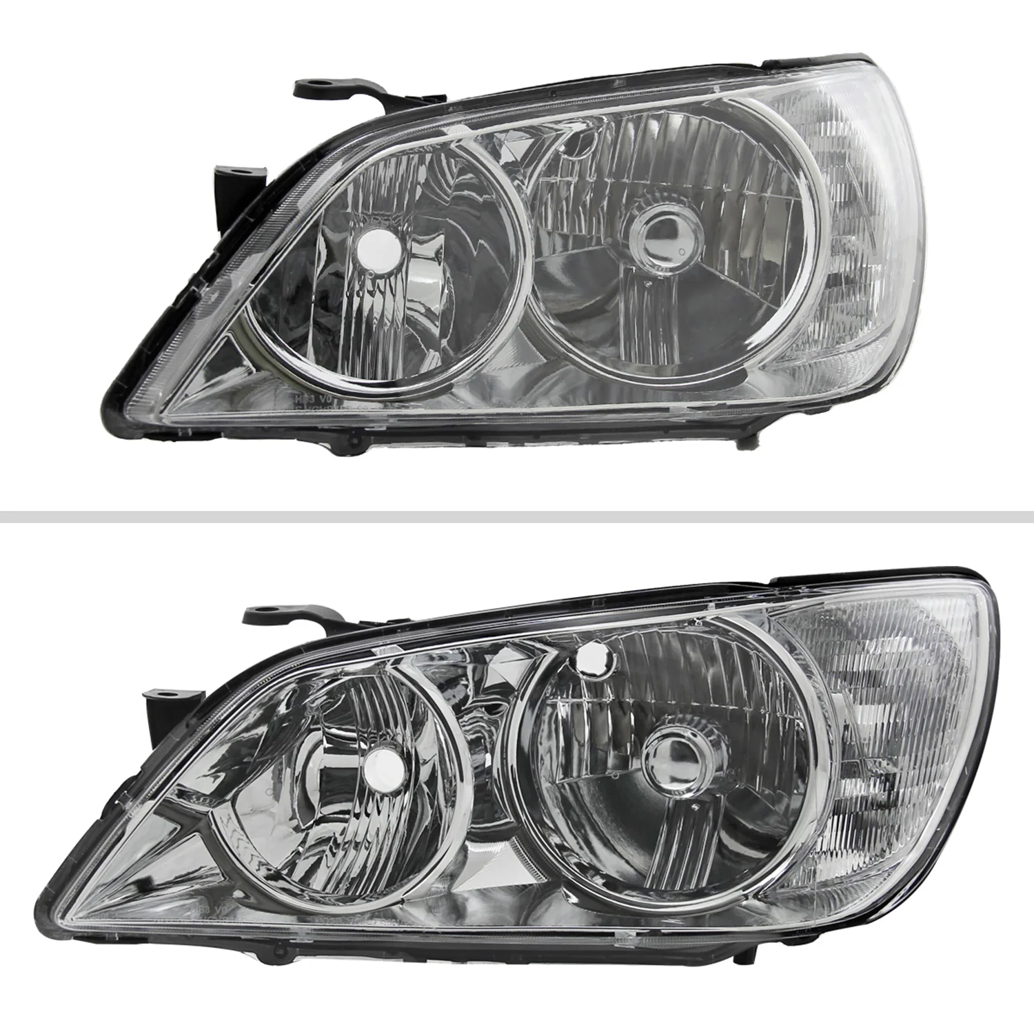2001-2005 Lexus IS300 Factory Style Crystal Headlights Chrome/Clear Lens - Image 2