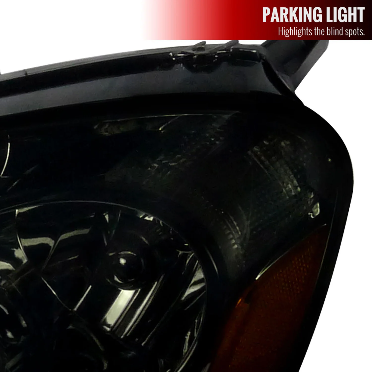 2002-2004 Acura RSX Factory Style Headlights w/ Amber Reflectors Chrome/Smoke - Image 5