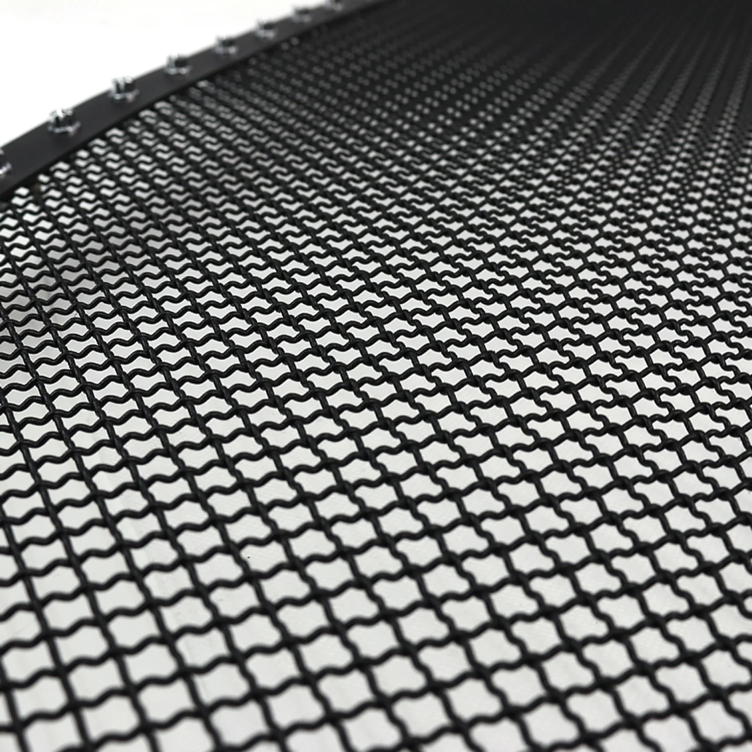 2002-2005 Dodge RAM 1500/2500/3500 Rivet Style Black Steel Mesh Grille Insert - Image 3