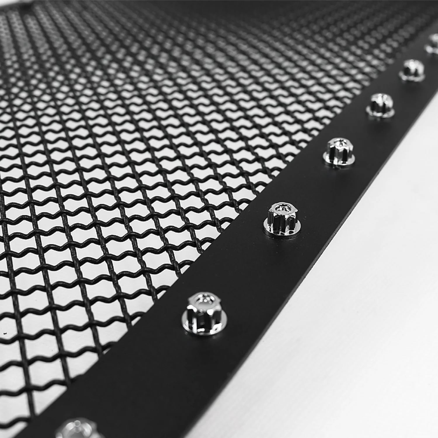 2002-2005 Dodge RAM 1500/2500/3500 Rivet Style Black Steel Mesh Grille Insert - Image 4