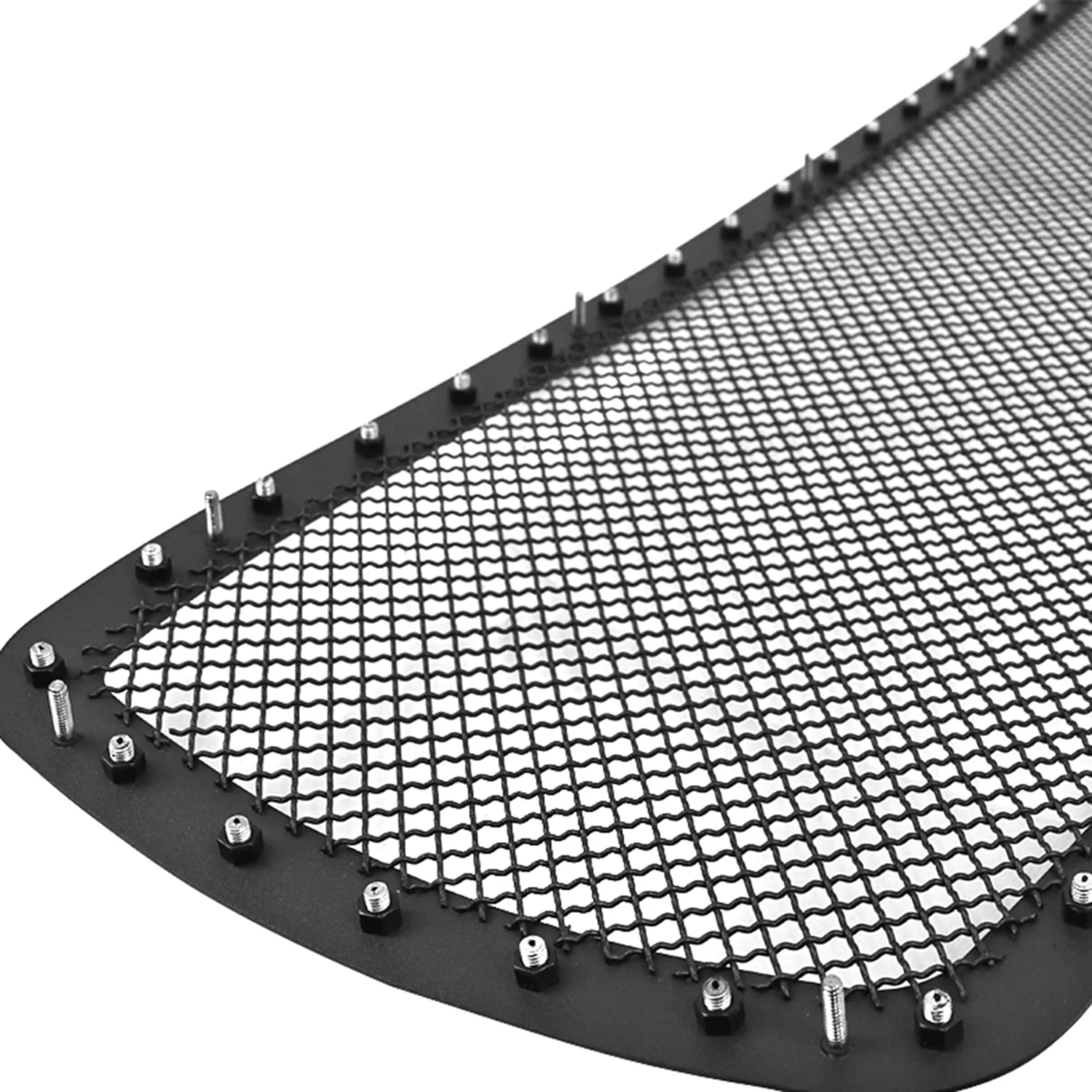2002-2005 Dodge RAM 1500/2500/3500 Rivet Style Black Steel Mesh Grille Insert - Image 7
