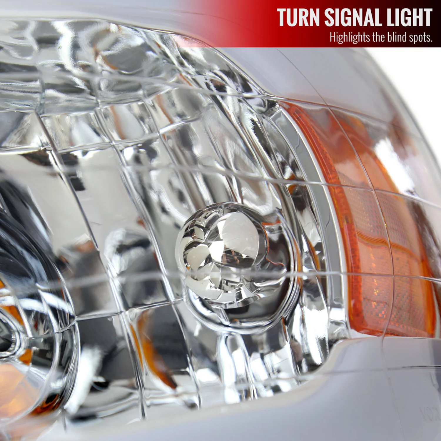 2002-2005 Dodge RAM 1500 /RAM 2500/3500 LED Tube Factory Headlights Chrome - Image 5