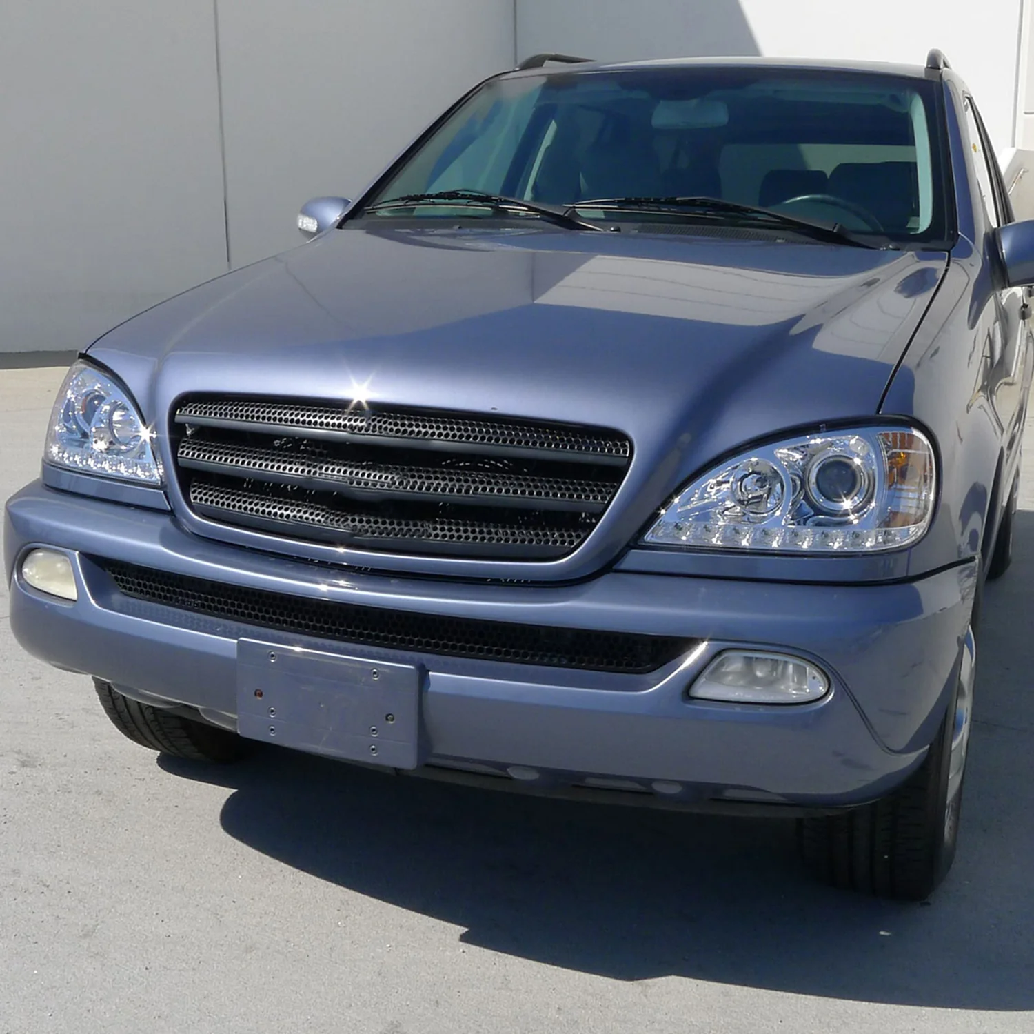 2002-2005 Mercedes Benz W163 ML Class Projector Headlights LED Light Chrome - Image 9