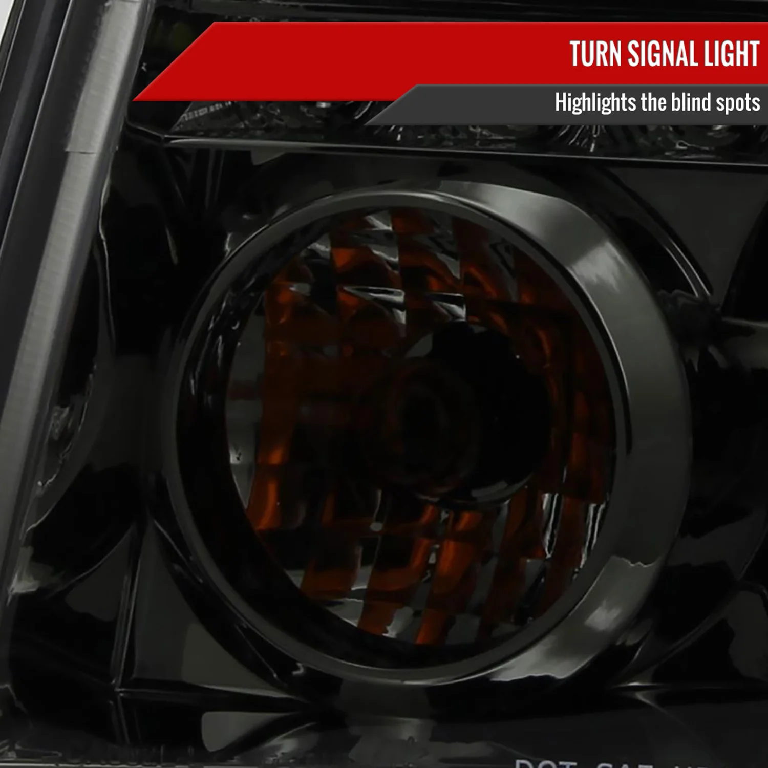 2002-2006 Cadillac Escalade Dual Halo Projector Headlights LED Light Smoke - Image 5