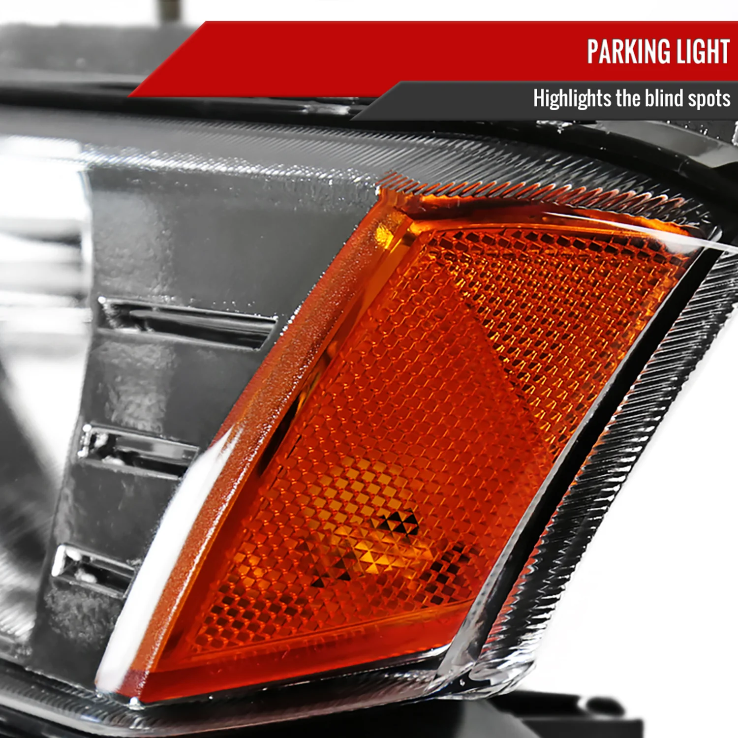 2002-2006 Chevy Avalanche 1500/2500 Factory Headlights Bumper Signal Lights - Image 5