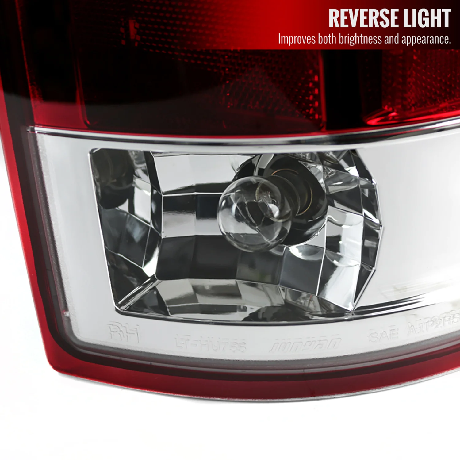 2002-2006 Dodge RAM LED Tail Lights Chrome Housing/Red Clear Lens - Image 5