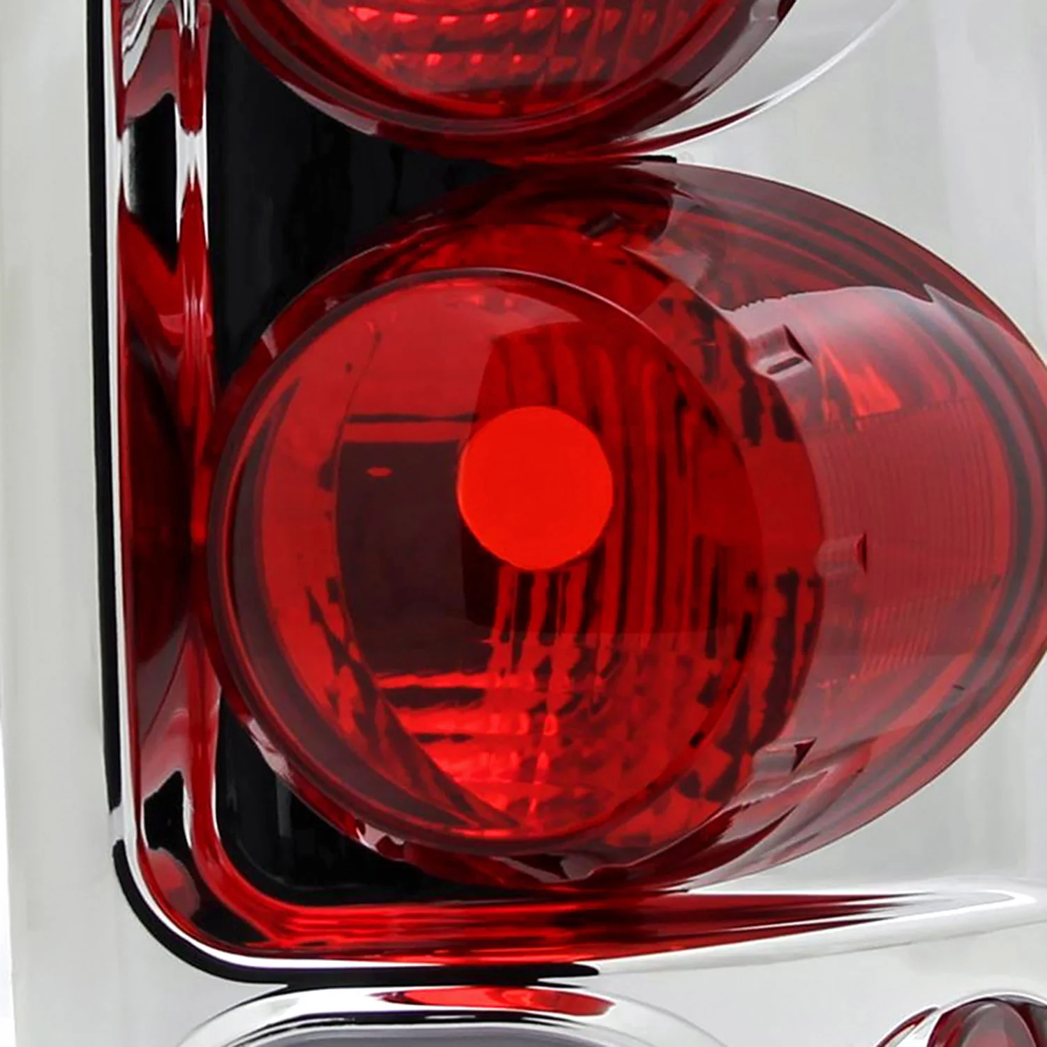 2002-2006 Dodge RAM Retro Style Tail Lights Chrome Housing/Clear Lens - Image 2