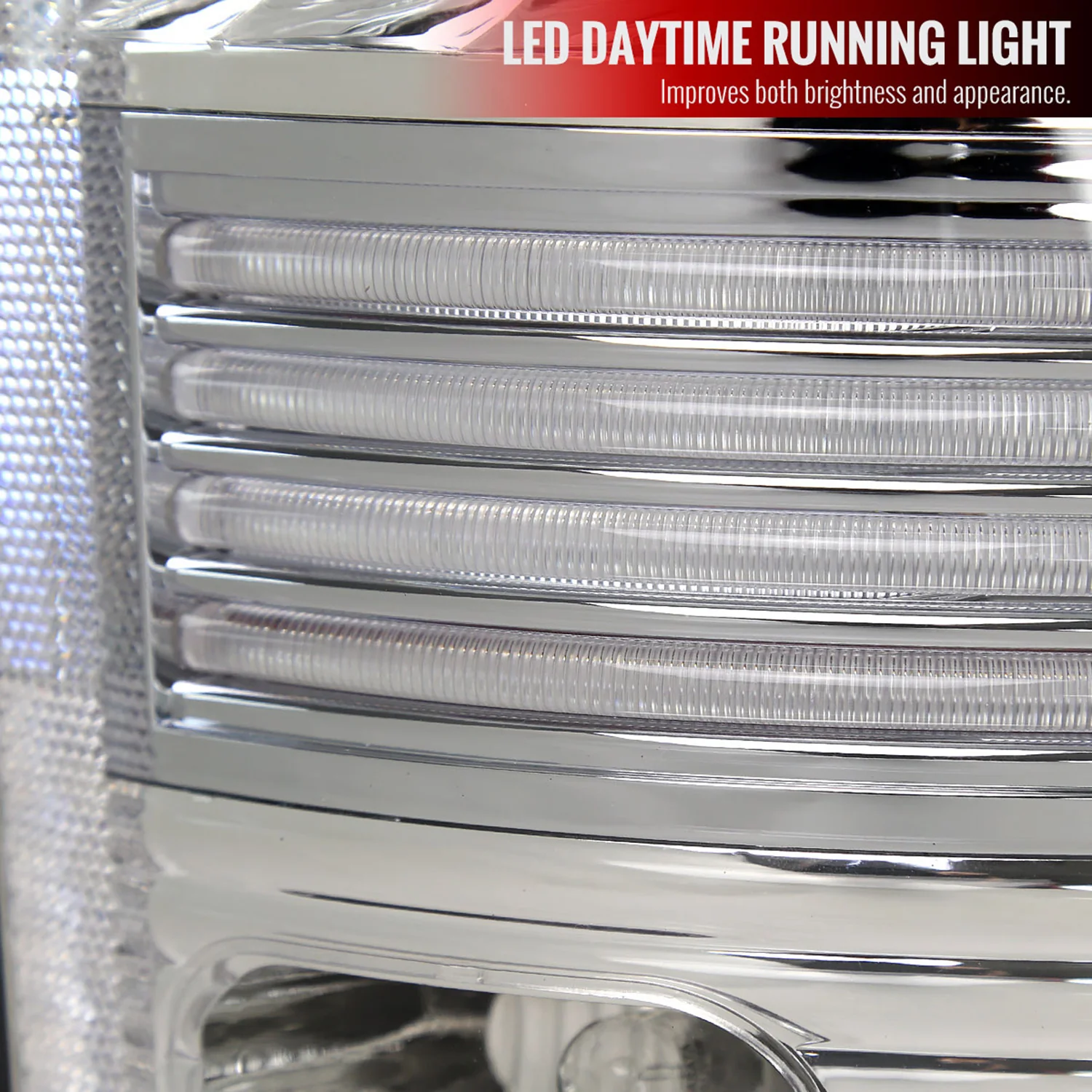 2002-2006 Dodge RAM V2 LED Tail Lights Chrome Housing/Clear Lens - Image 4
