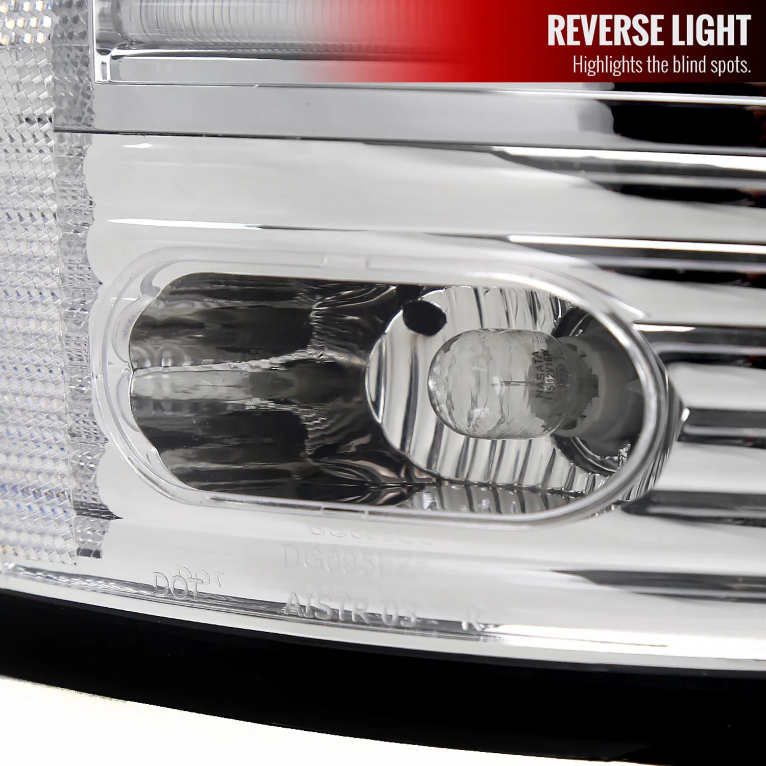 2002-2006 Dodge RAM V2 LED Tail Lights Chrome Housing/Clear Lens - Image 5