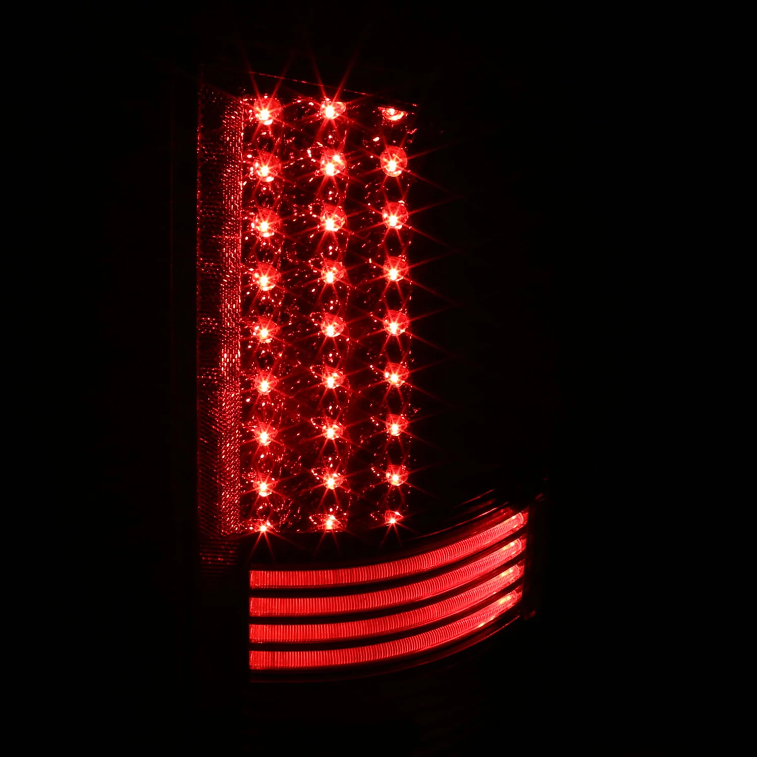 2002-2006 Dodge RAM V2 LED Tail Lights Chrome Housing/Red Clear Lens - Image 2
