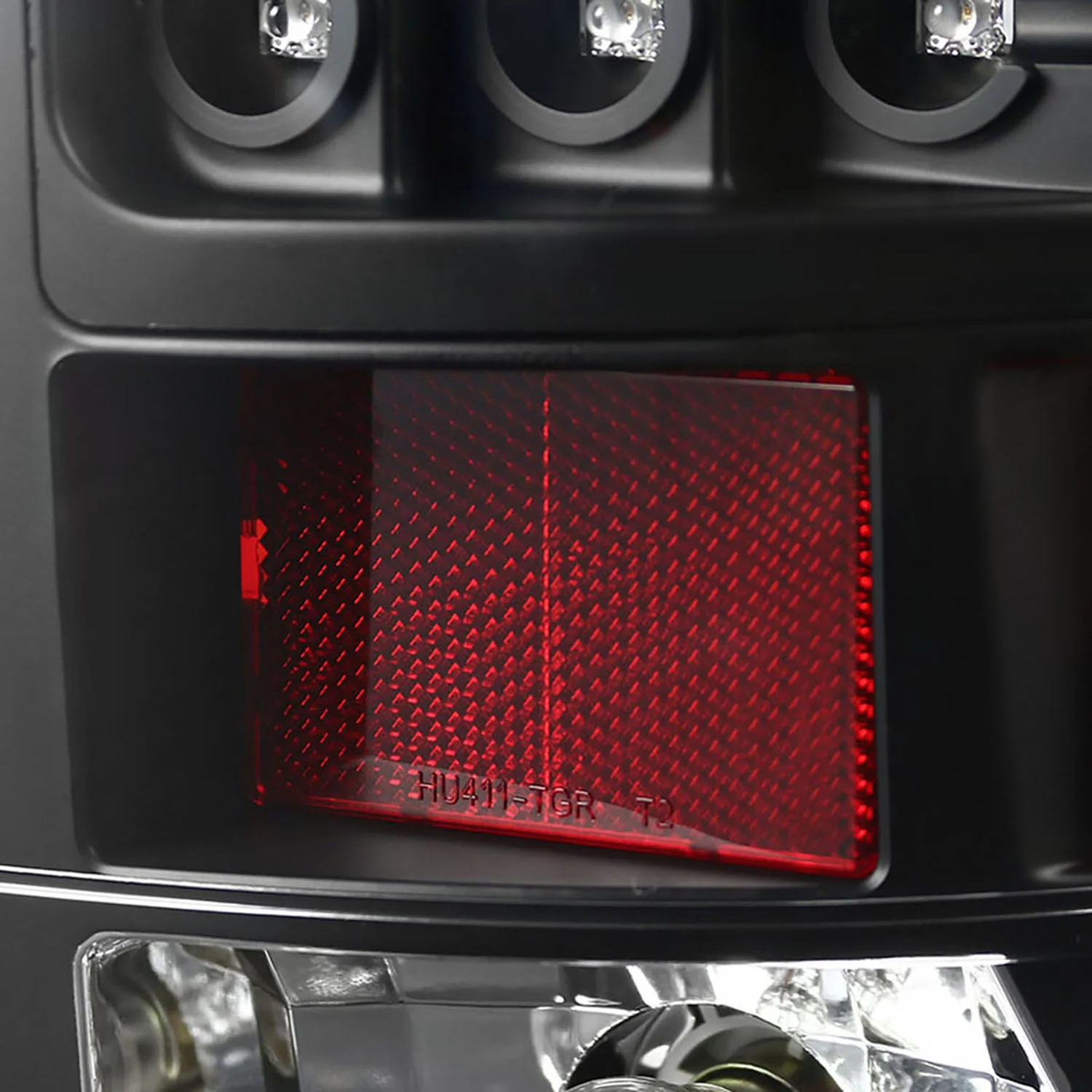 2002-2006 Dodge RAM V2 LED Tail Lights Matte Black Housing/Clear Lens - Image 4