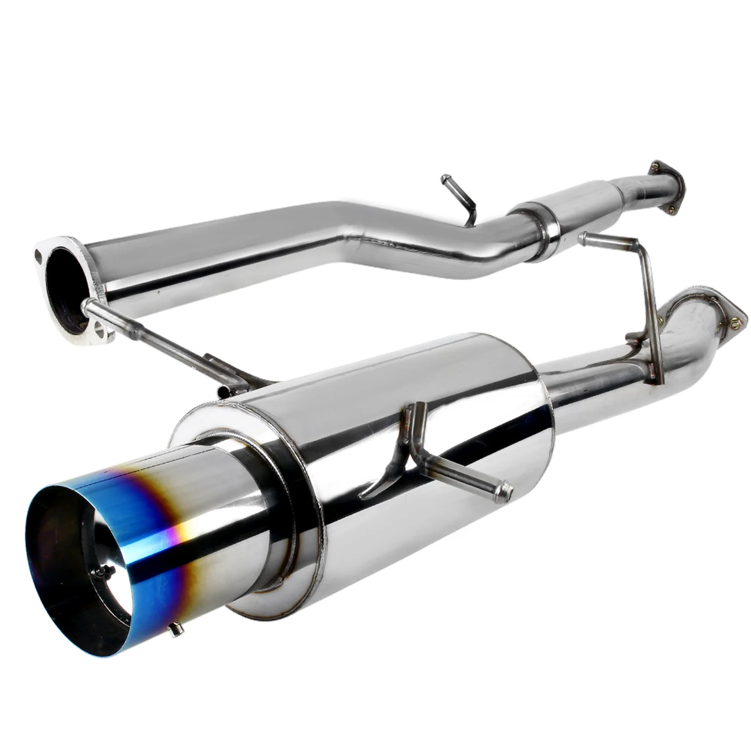 2002-2007 Subaru Impreza WRX STI 2.0L/2.5L Steel N1 Catback Exhaust Burnt Tip