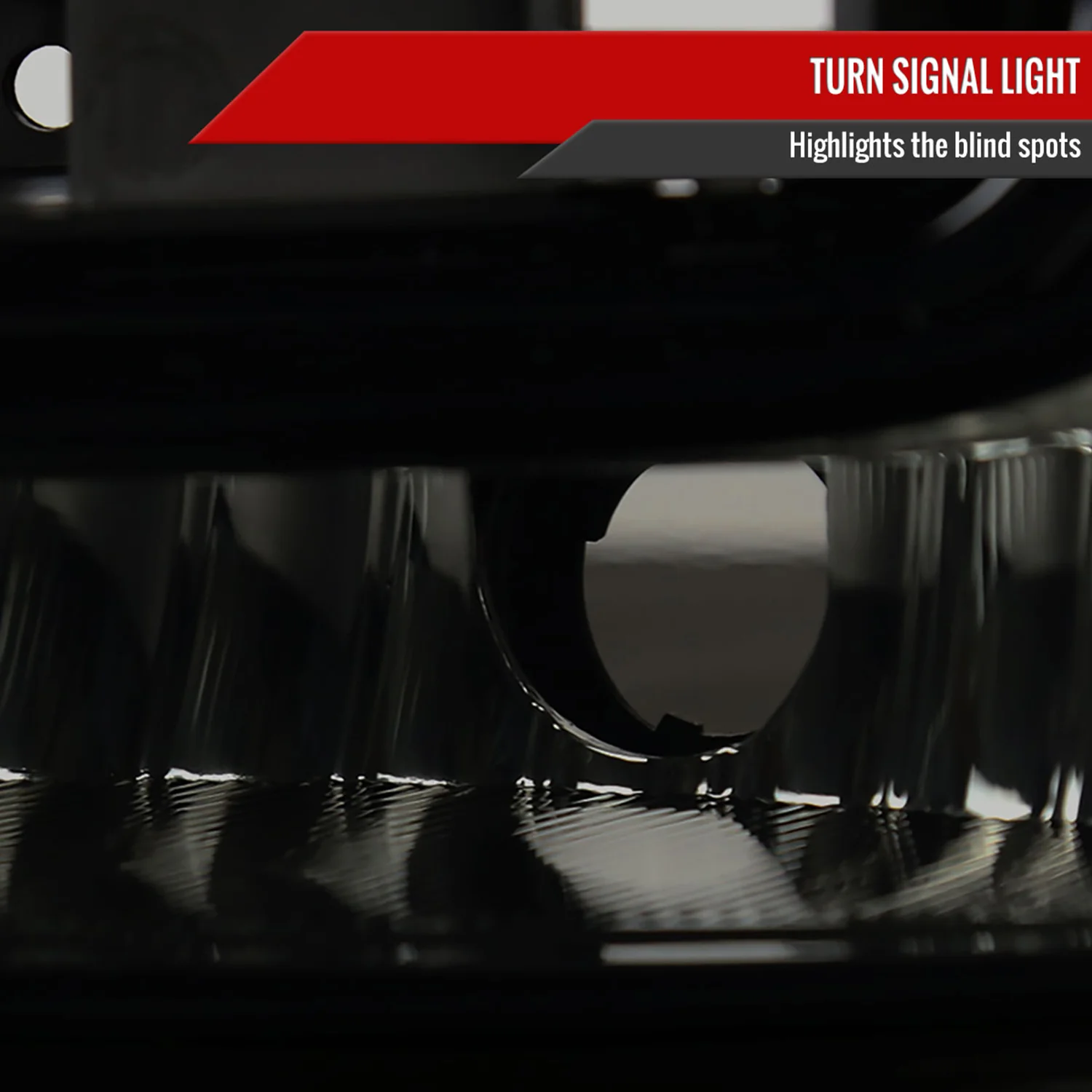 2002-2009 Chevy Trailblazer Projector Headlights w/LED Light Strip Black/Smoke - Image 5
