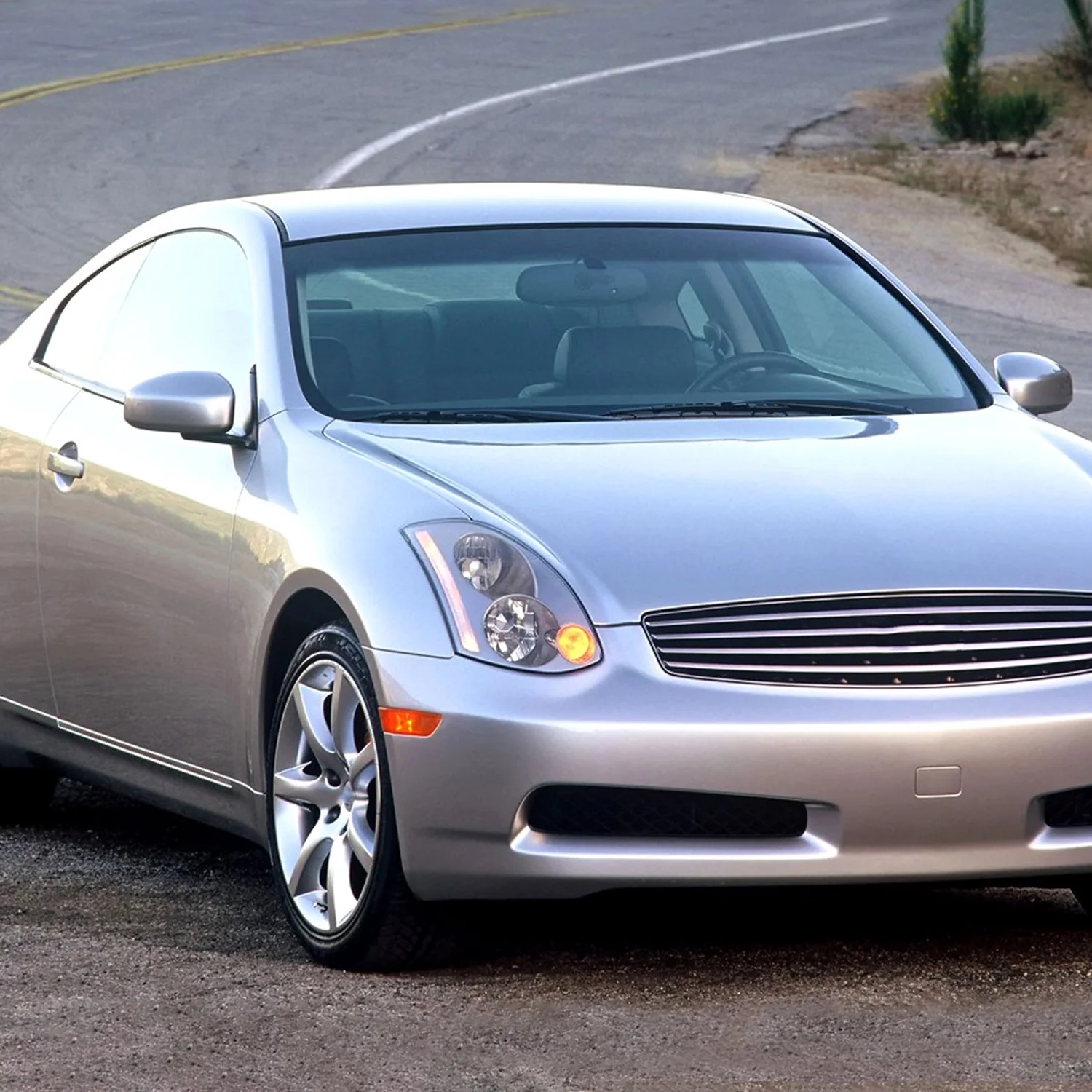 2003-2005 Infiniti G35 Coupe Factory Style Headlights Chrome/Clear Lens - Image 10