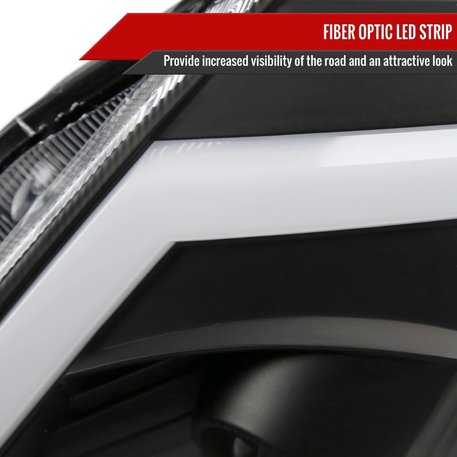 2003-2005 Nissan 350Z Turn Signal Animated LED Bar Projector Headlights Black - Image 6