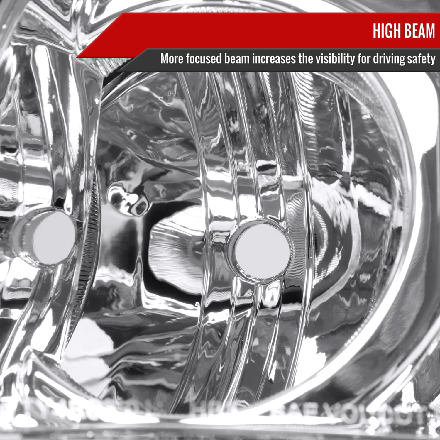 2003-2005 Toyota 4Runner Factory Style Headlights Chrome Housing/Clear Lens - Image 4