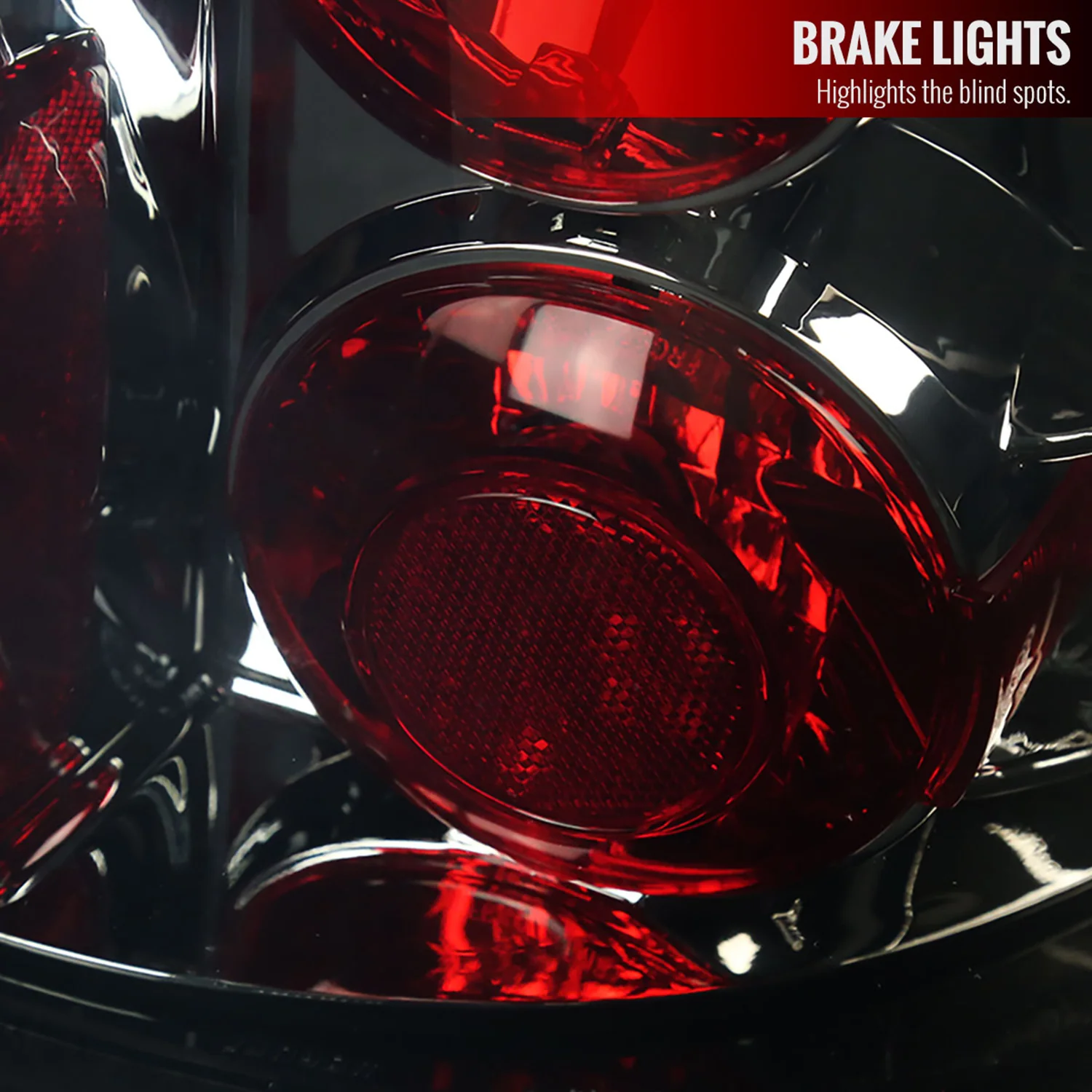 2003-2005 Toyota 4Runner Tail Lights Chrome Housing/Smoke Lens - Image 4