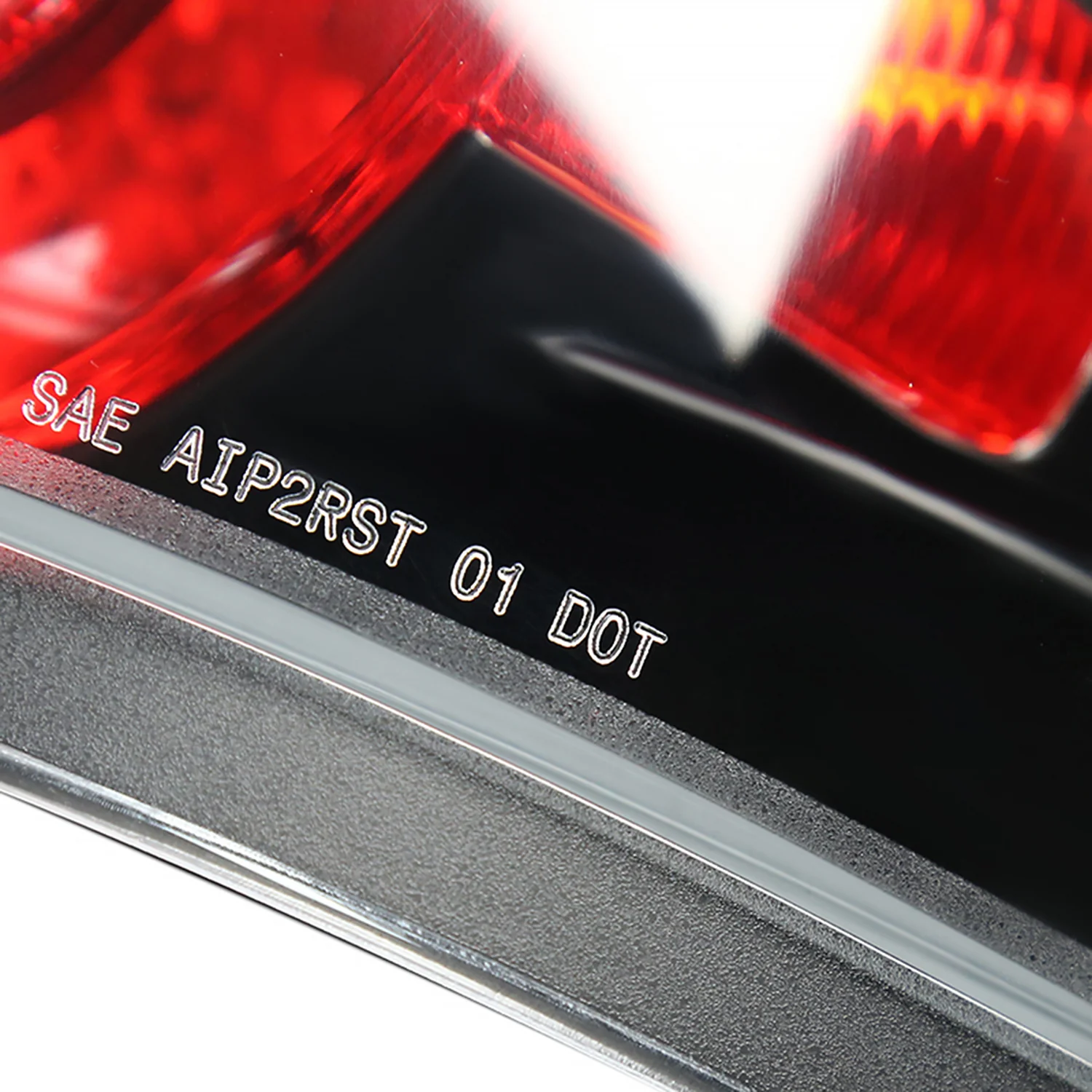 2003-2005 Toyota 4Runner Tail Lights Matte Black Housing/Clear Lens - Image 5