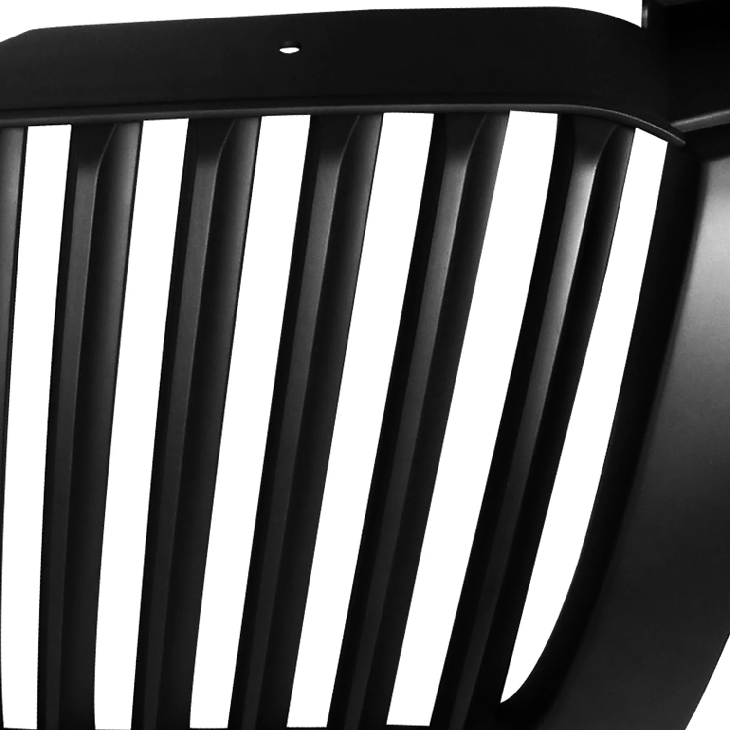 2003-2006 Chevy Silverado/Avalanche Matte Black ABS Conversion Vertical Grille - Image 2