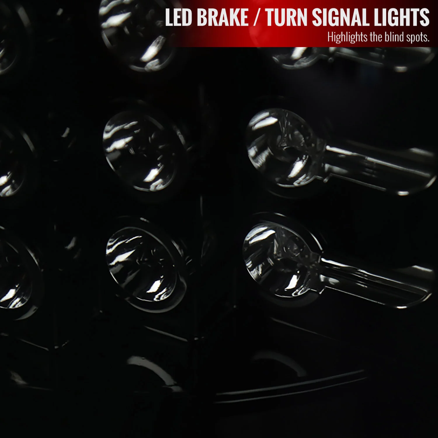 2003-2006 Chevy Silverado LED Tail Lights Glossy Black Housing/Smoke Lens - Image 3