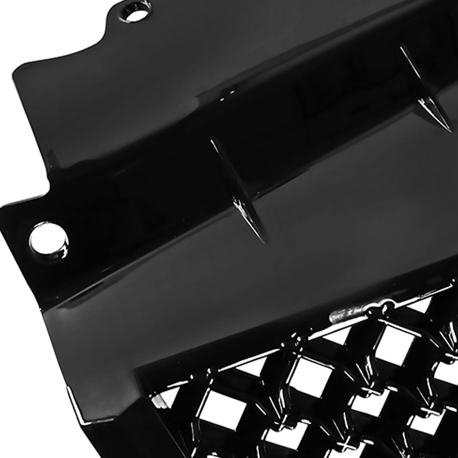 2003-2007 Cadillac CTS Glossy Black ABS Mesh Grille - Image 5