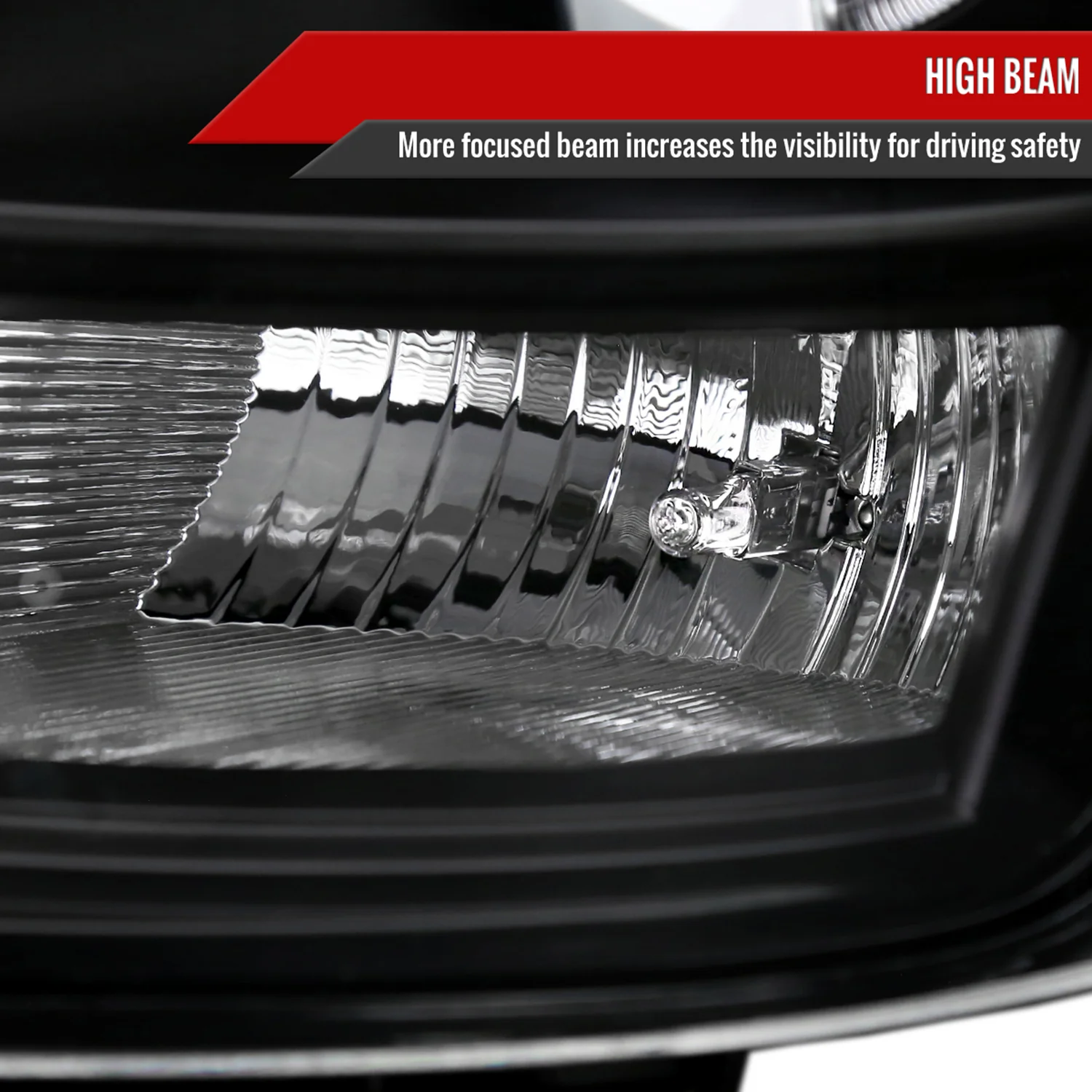 2003-2007 Cadillac CTS Halo LED Turn Signal Projector Headlights Black - Image 5