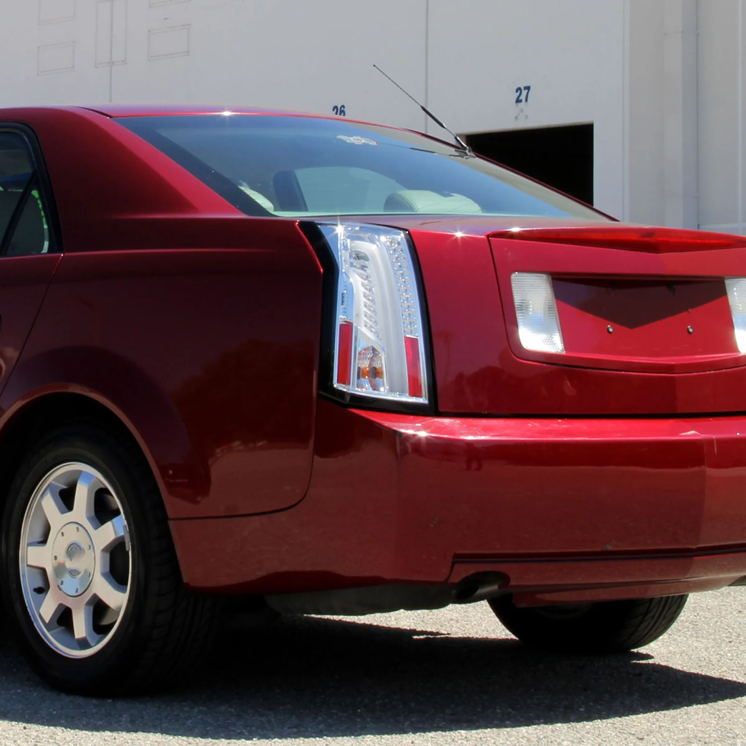 2003-2007 Cadillac CTS LED Tail Lights Chrome Housing/Clear Lens - Image 9