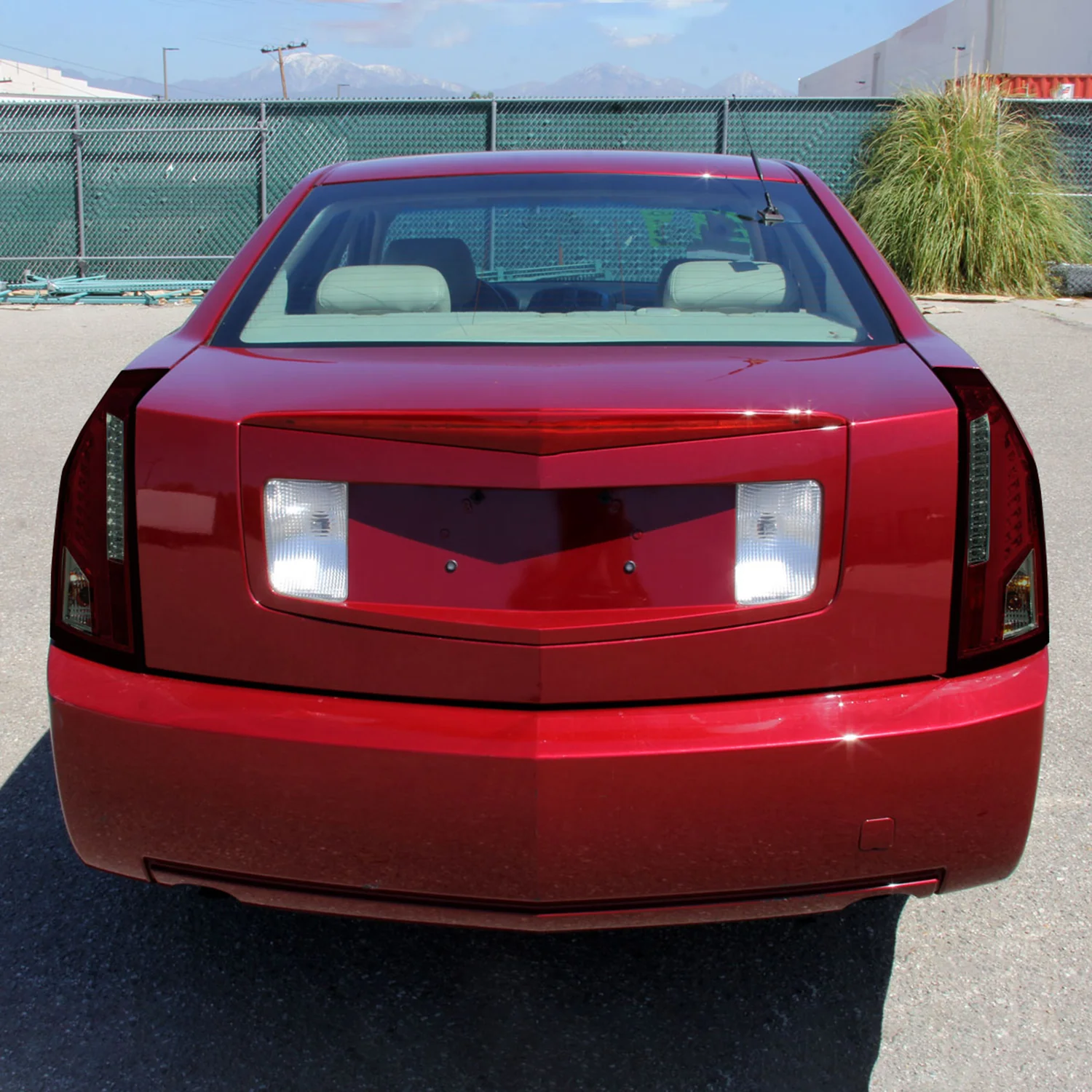 2003-2007 Cadillac CTS LED Tail Lights Chrome Housing/Red Smoke Lens - Image 10
