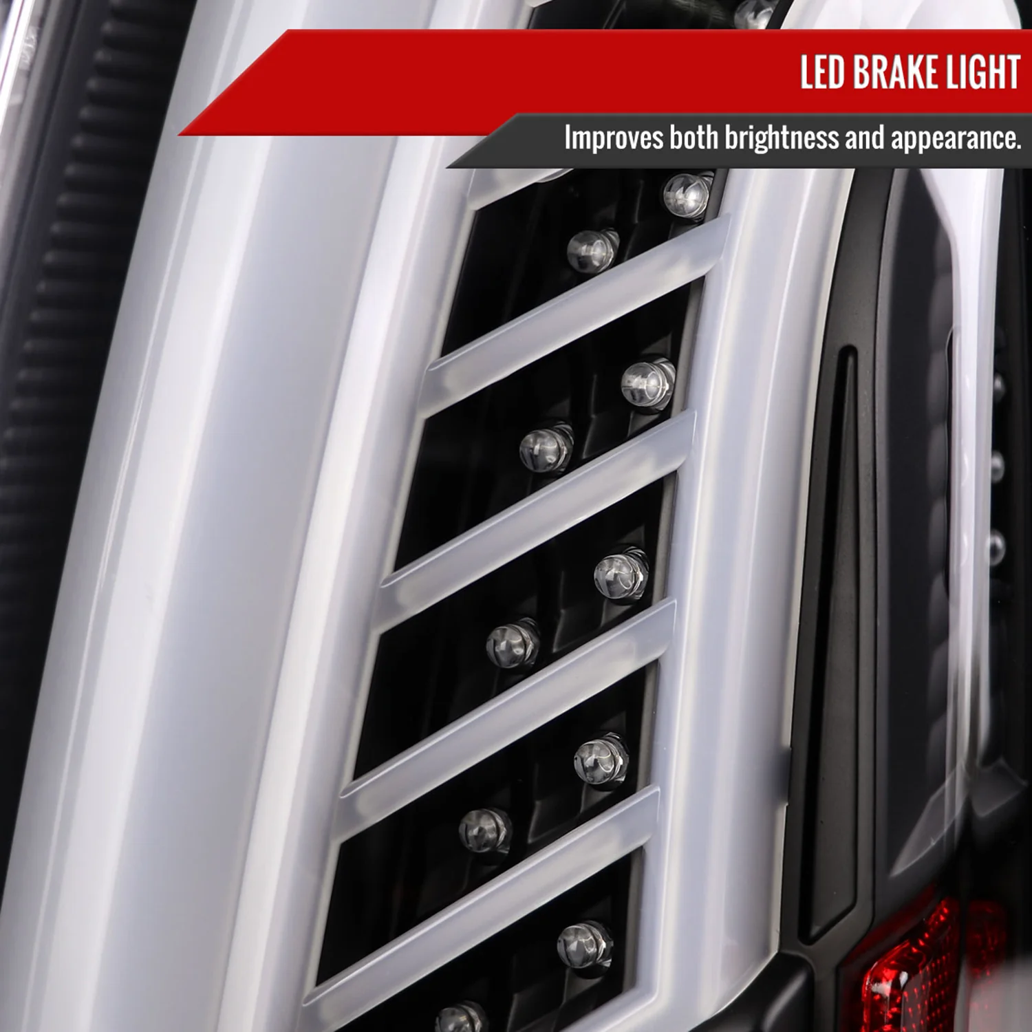 2003-2007 Cadillac CTS LED Tail Lights Matte Black Housing/Clear Lens - Image 4