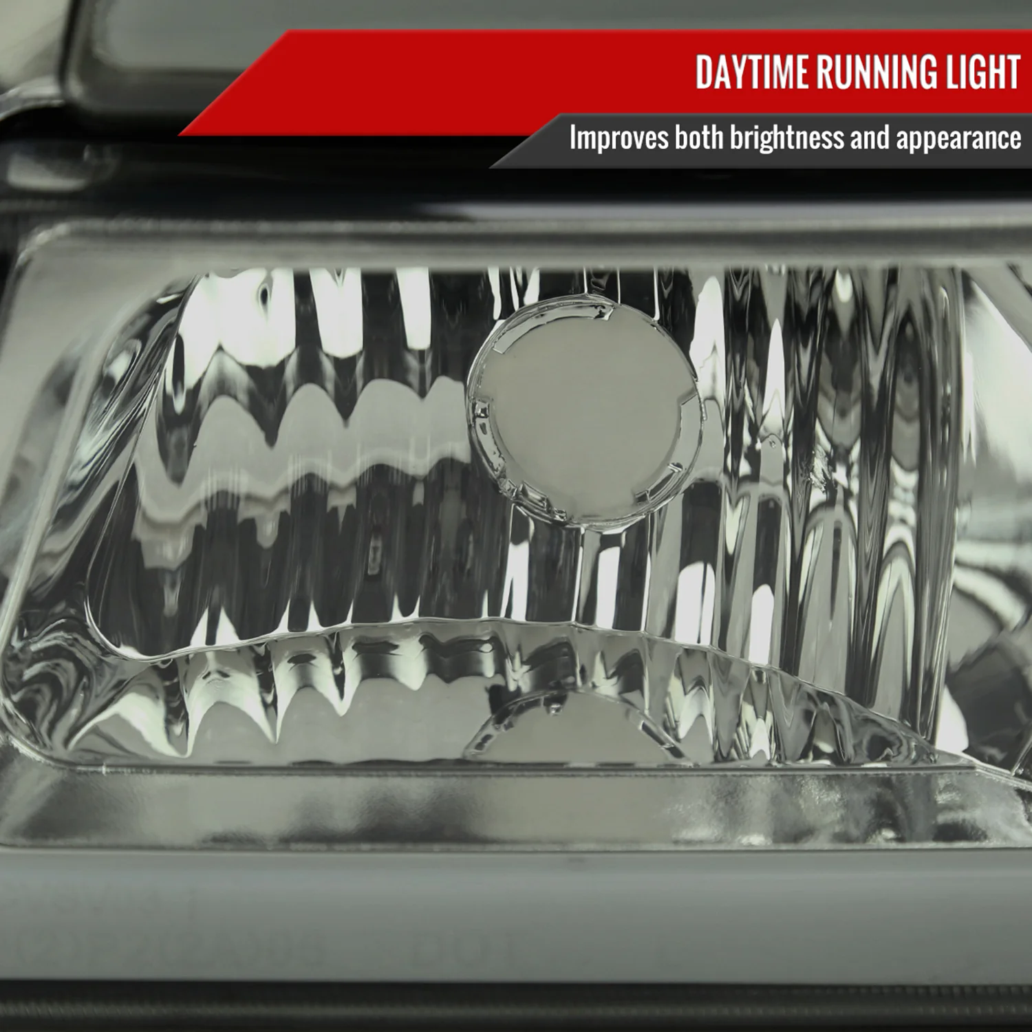 2003-2007 Chevy Silverado /02-2006 Avalanche LED Bar Headlights Chrome Smoke - Image 6