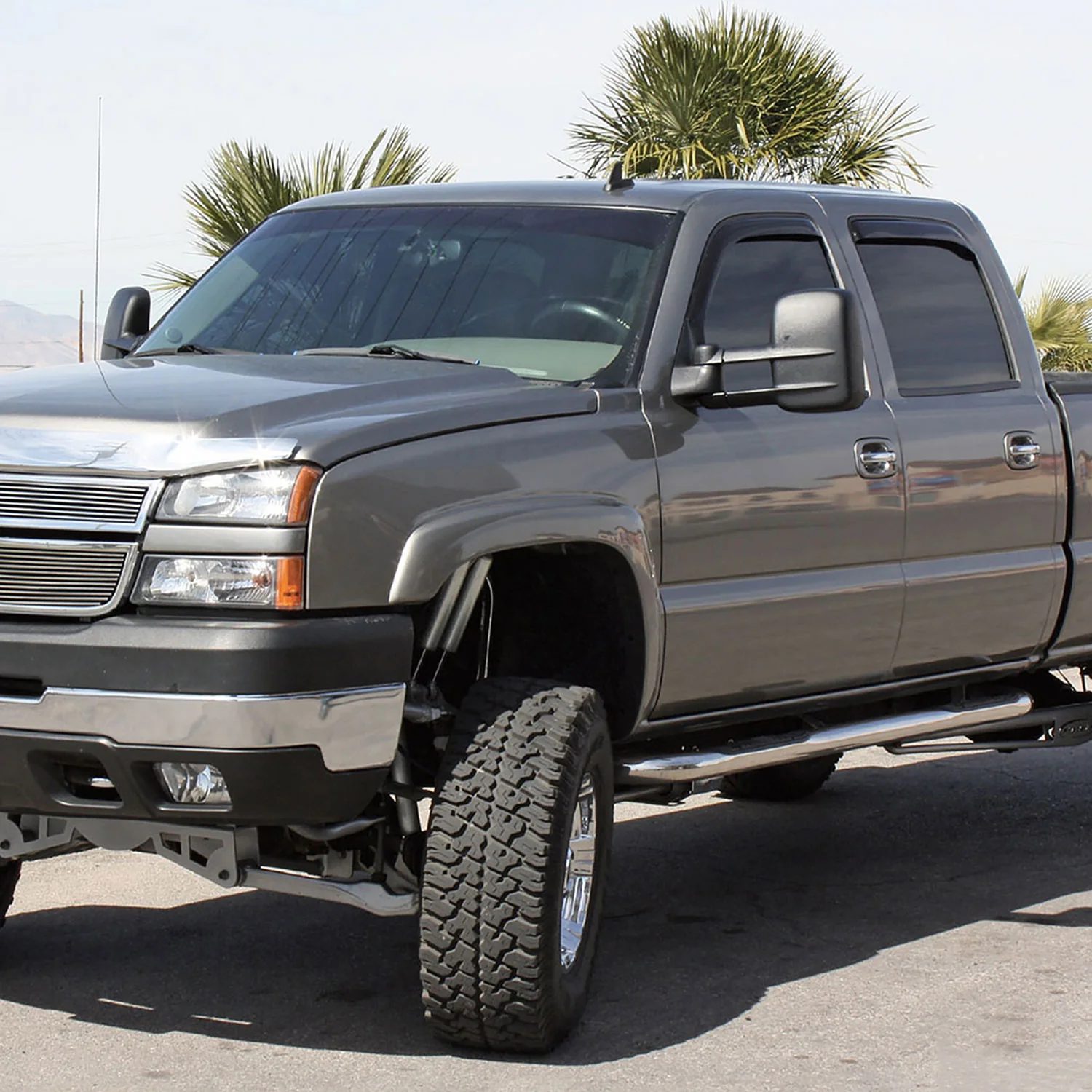 2003-2007 Chevy Silverado/GMC Sierra Heated Manual Extendable Towing Mirrors - Image 9