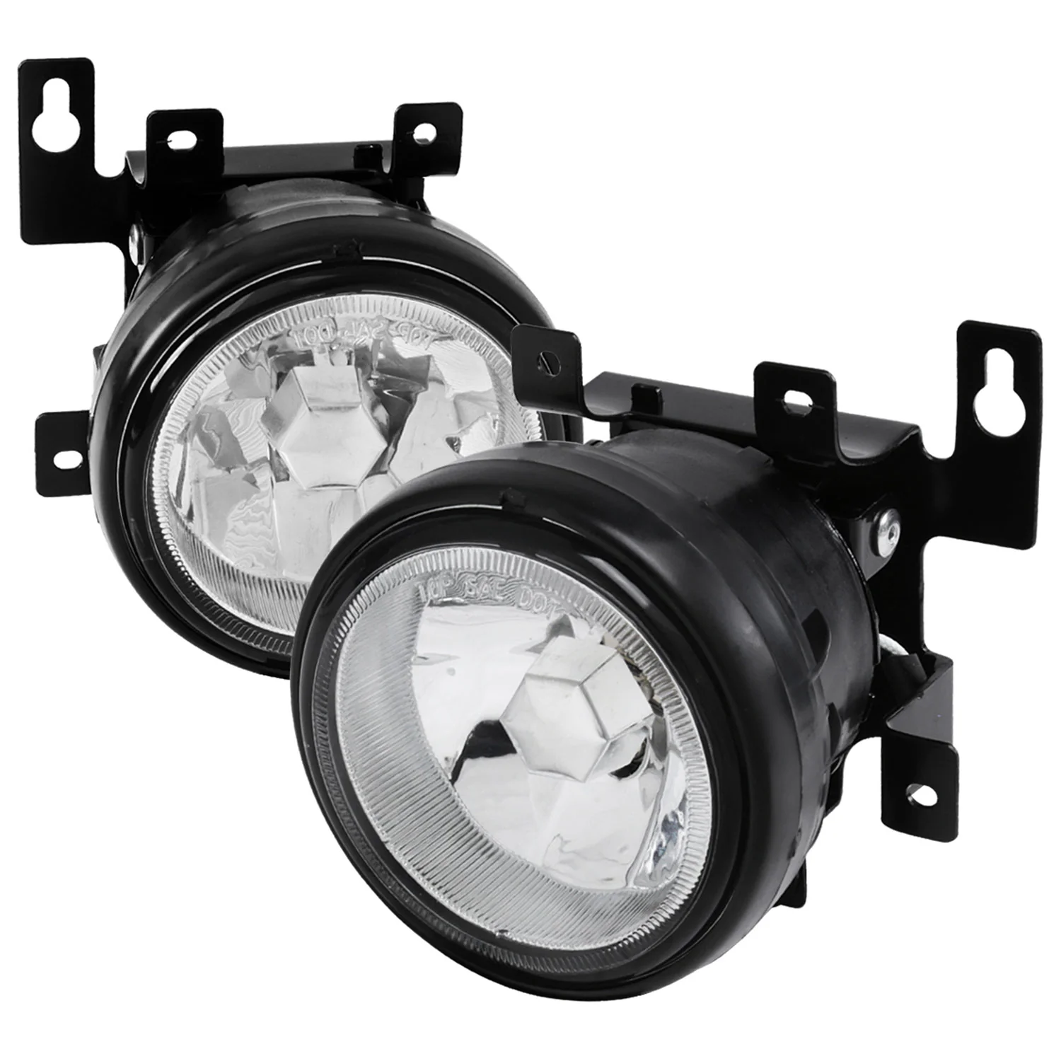 2003-2008 Honda Element 12V/55W H3 Fog Lights Kit Chrome Housing/Clear Lens