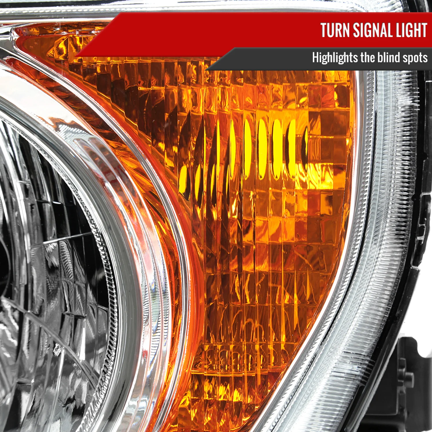 2003-2008 Honda Element Factory Style Headlights Chrome Housing/Clear Lens - Image 5