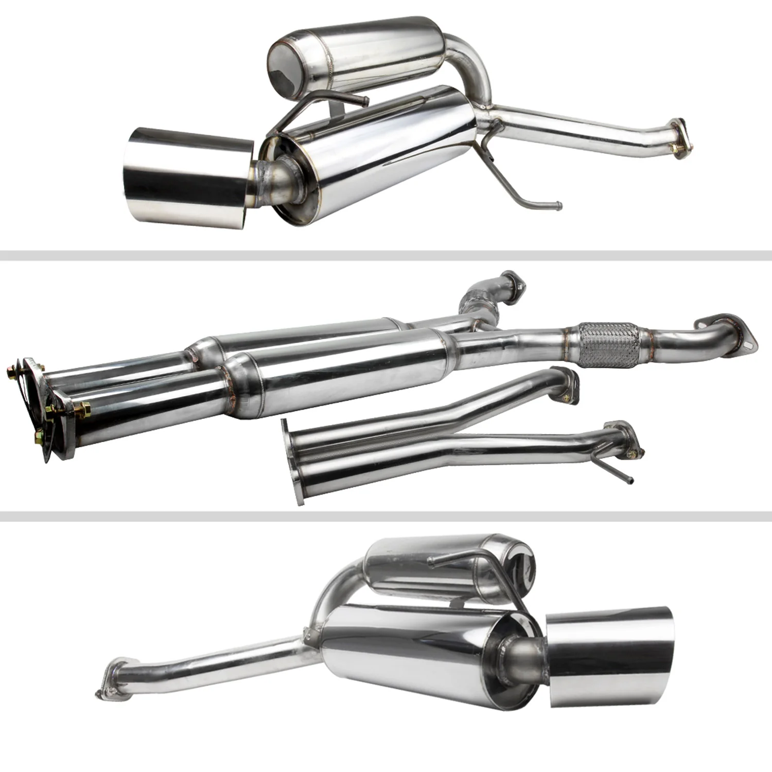 2003-2009 Nissan 350Z Dual Catback Exhaust System - Image 7